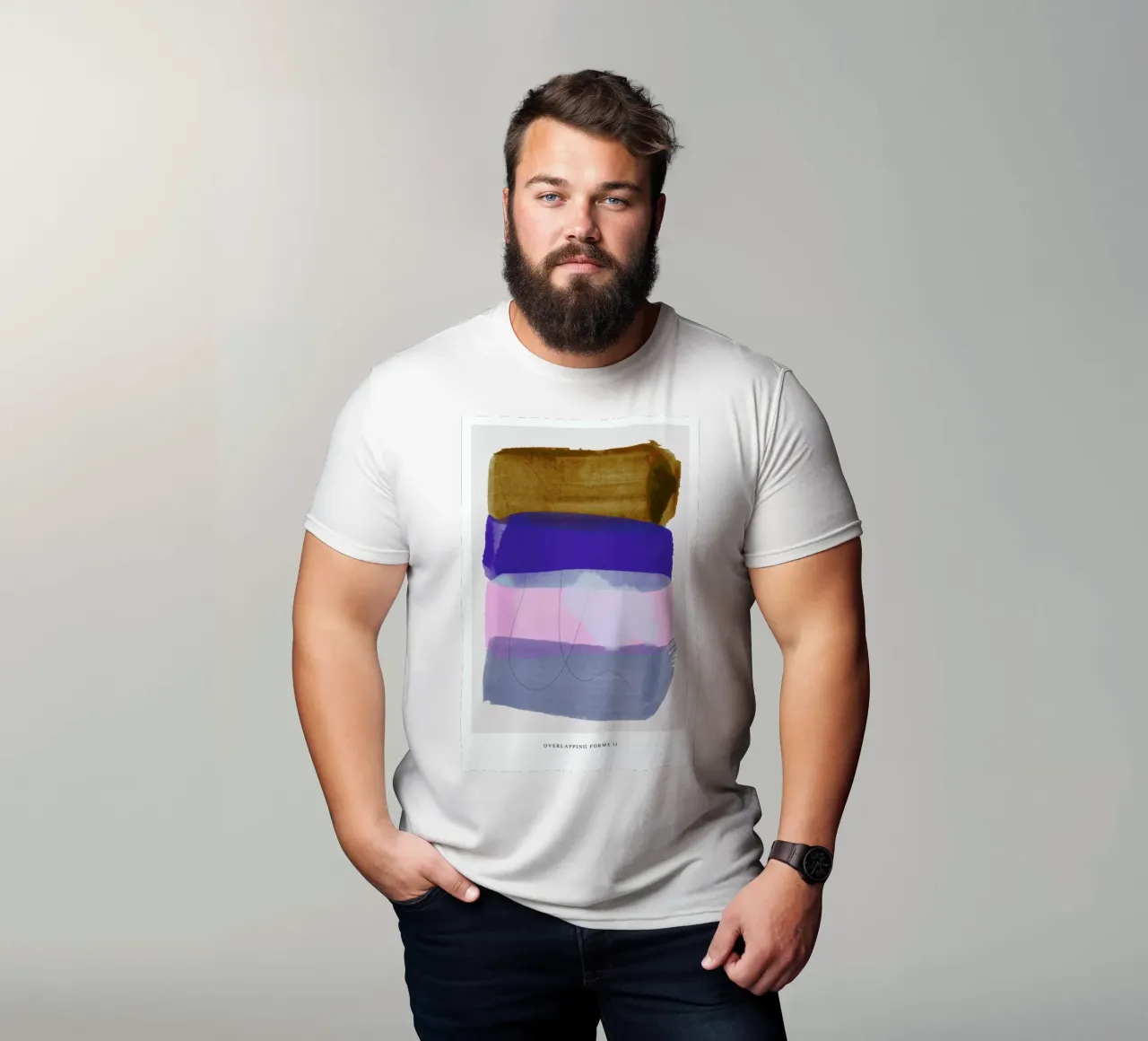 Overlapping Forms II T-Shirt von Pure