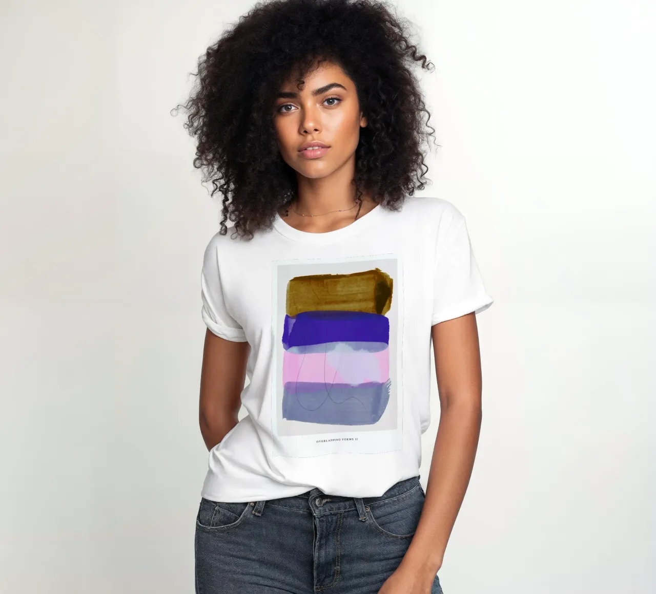 Overlapping Forms II t-shirt da donna da Pure