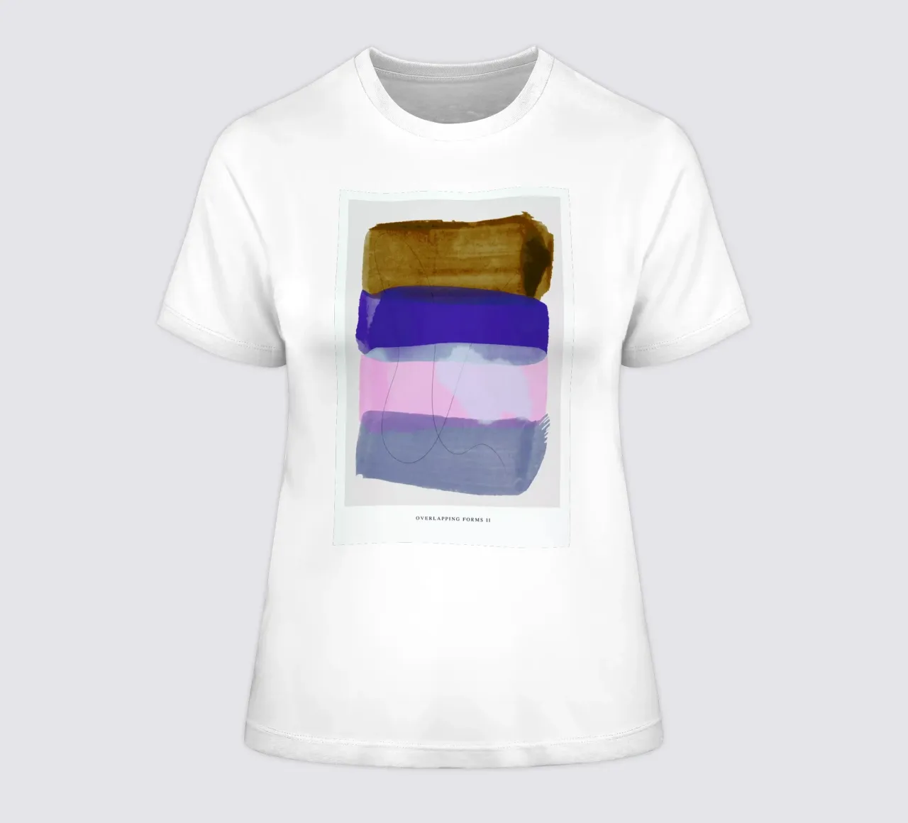 Overlapping Forms II t-shirt da donna da Pure