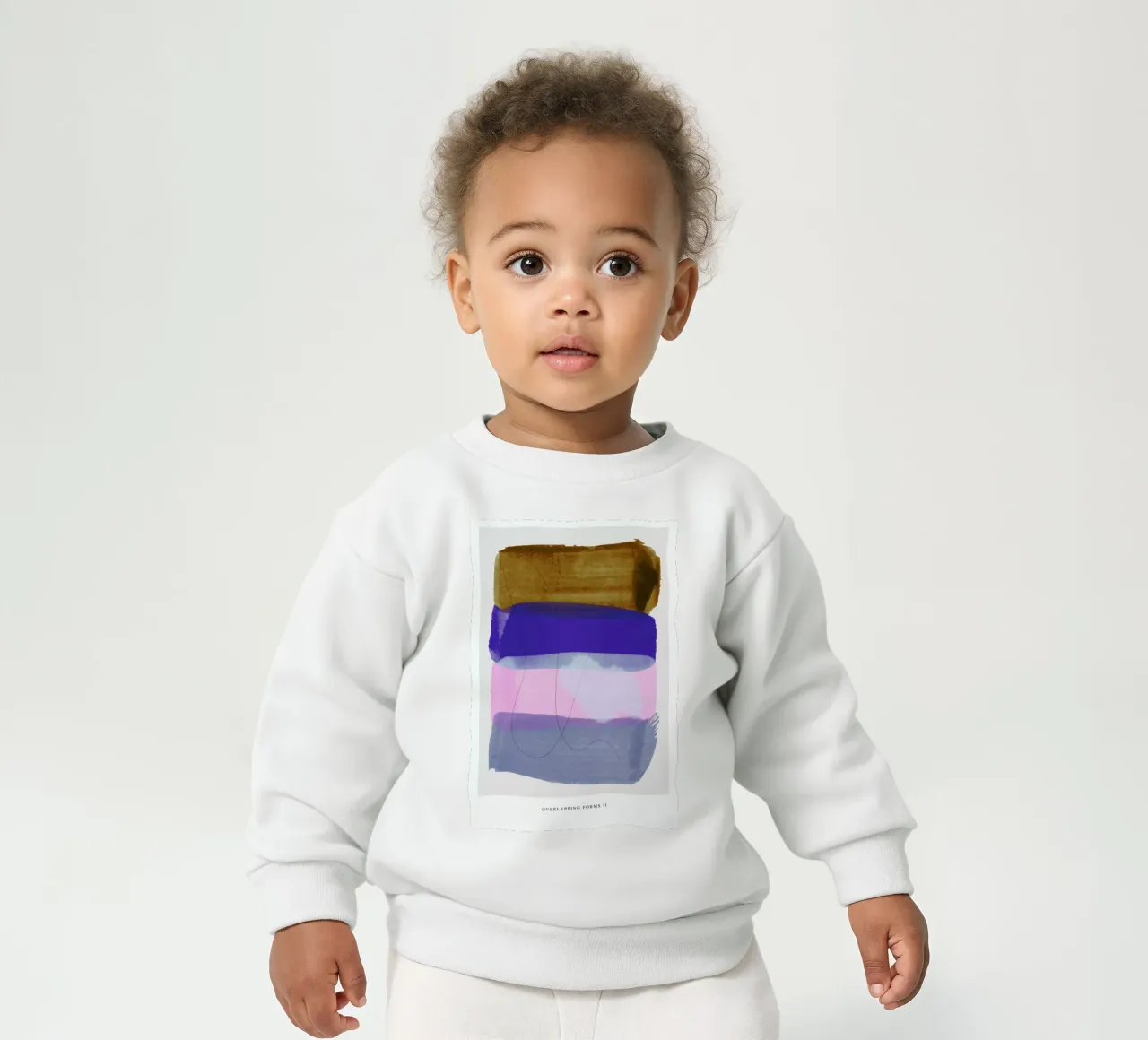 Overlapping Forms II felpa neonato da Pure