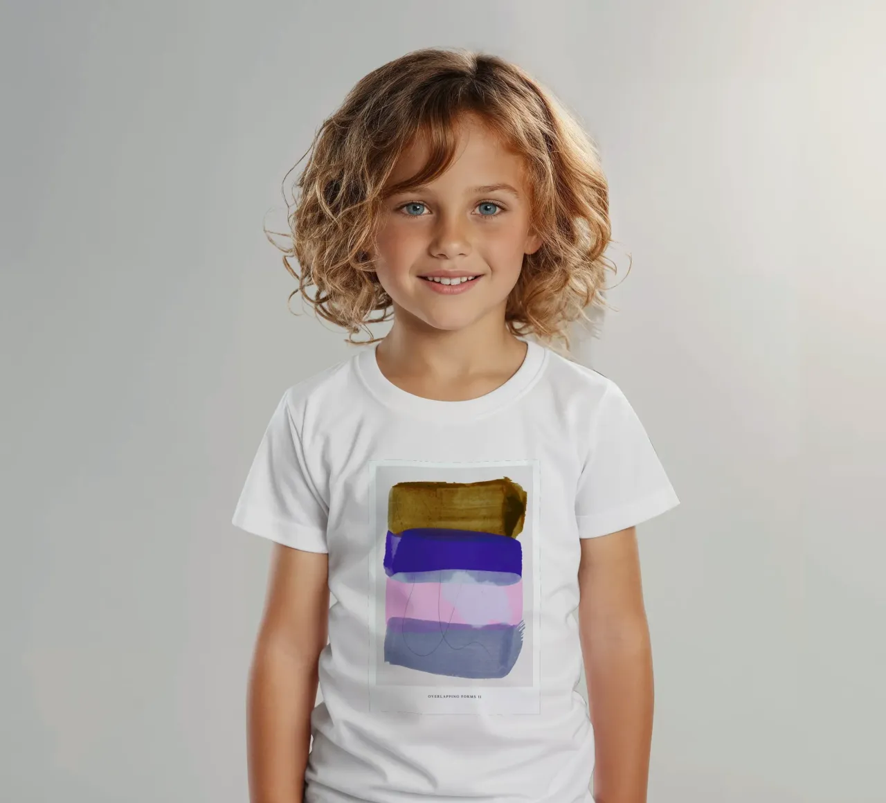 Overlapping Forms II t-shirt bambini da Pure