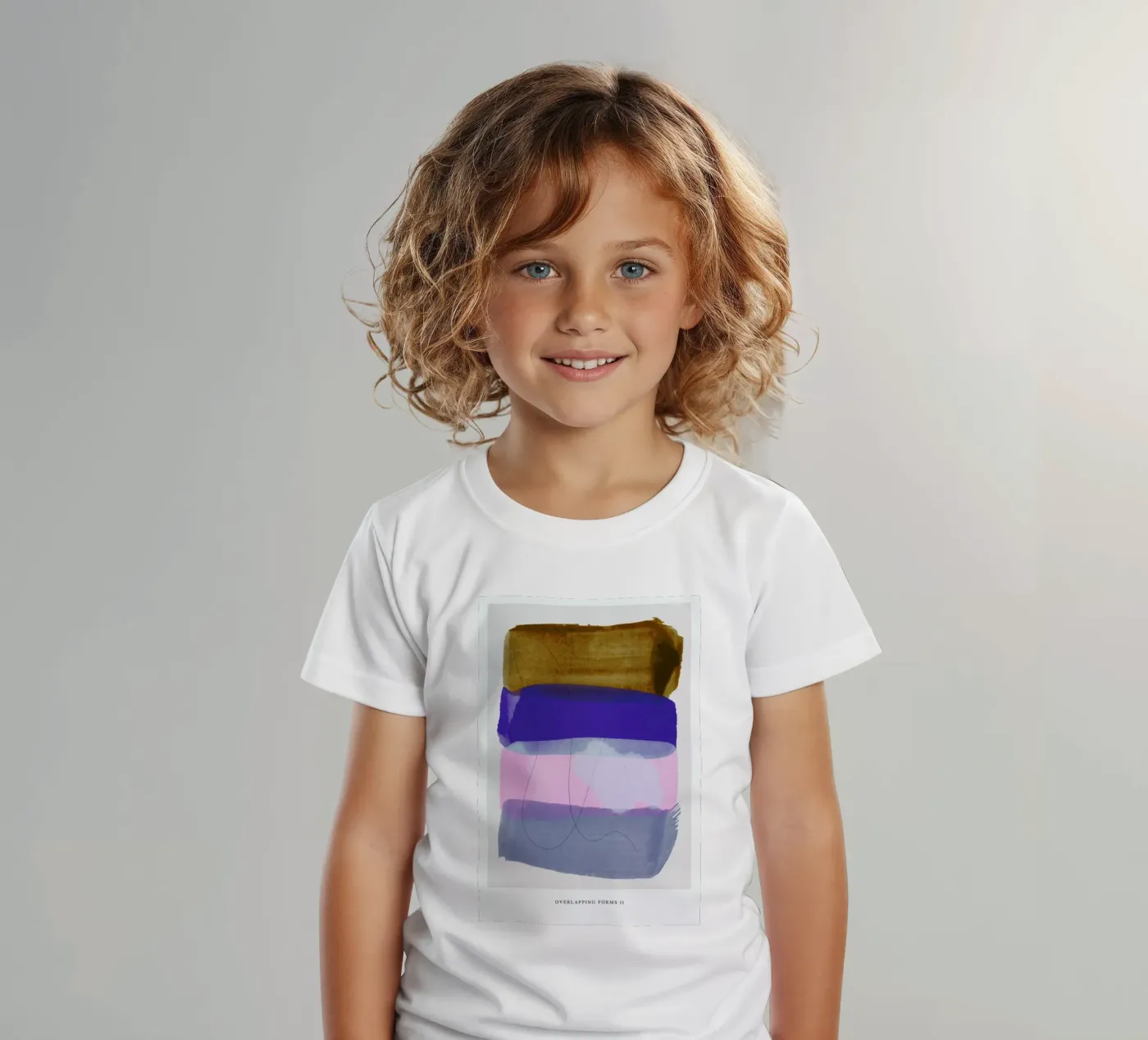Overlapping Forms II kinder t-shirt van Pure