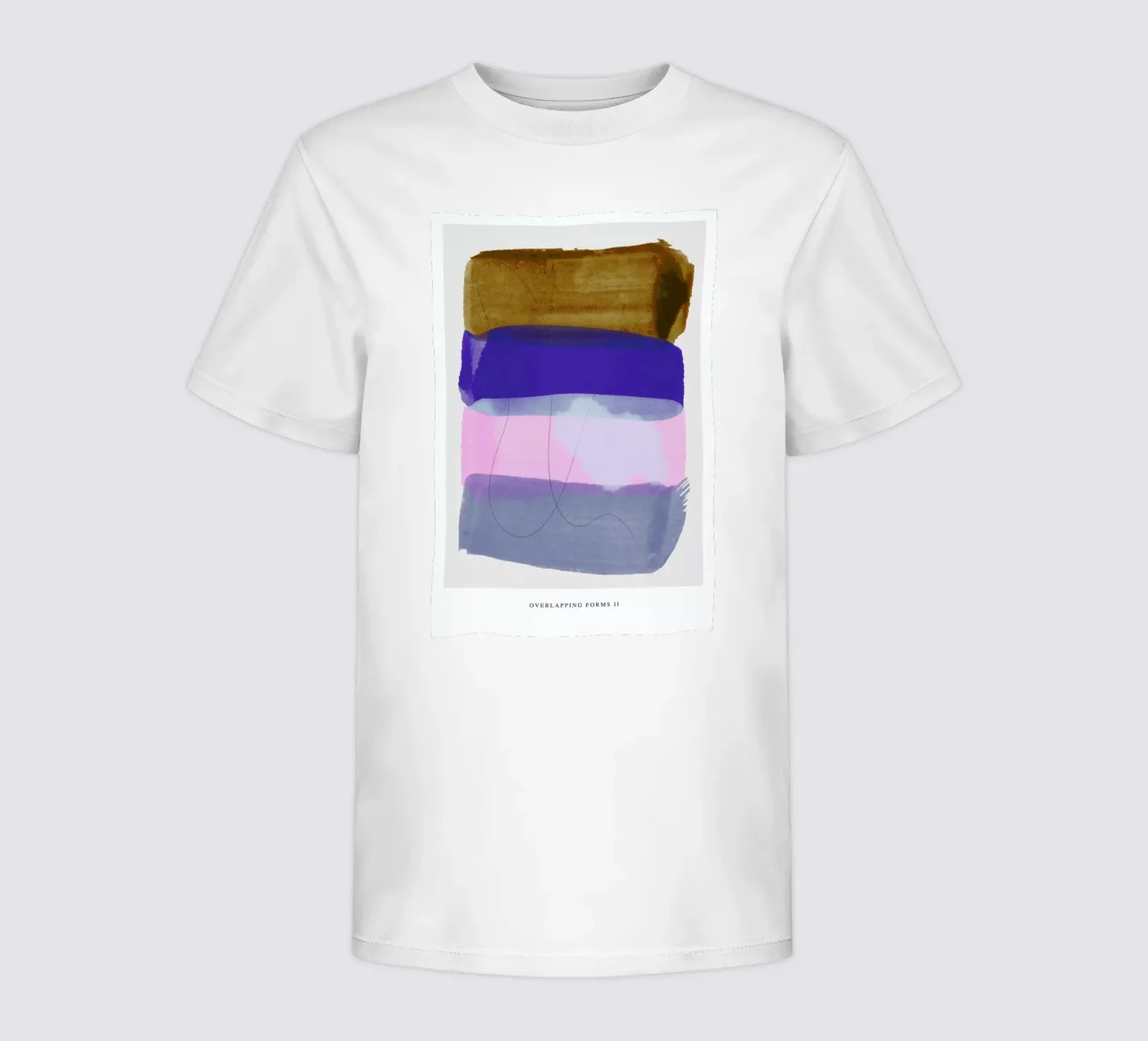 Overlapping Forms II kinder t-shirt van Pure