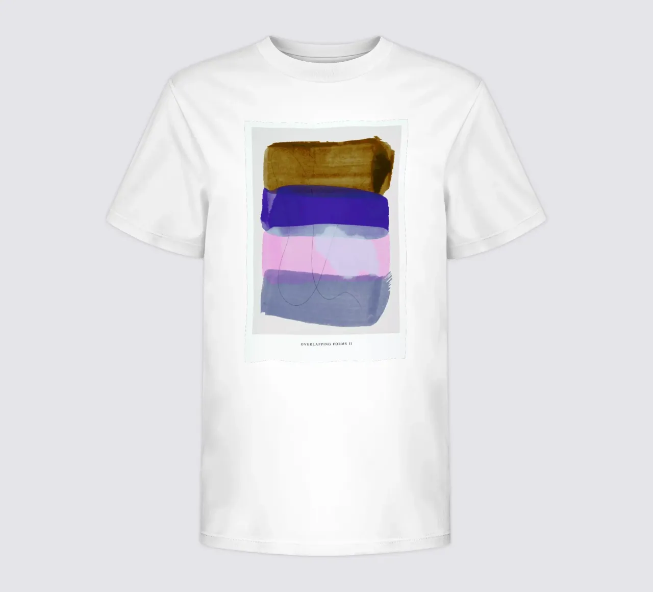 Overlapping Forms II t-shirt bambini da Pure