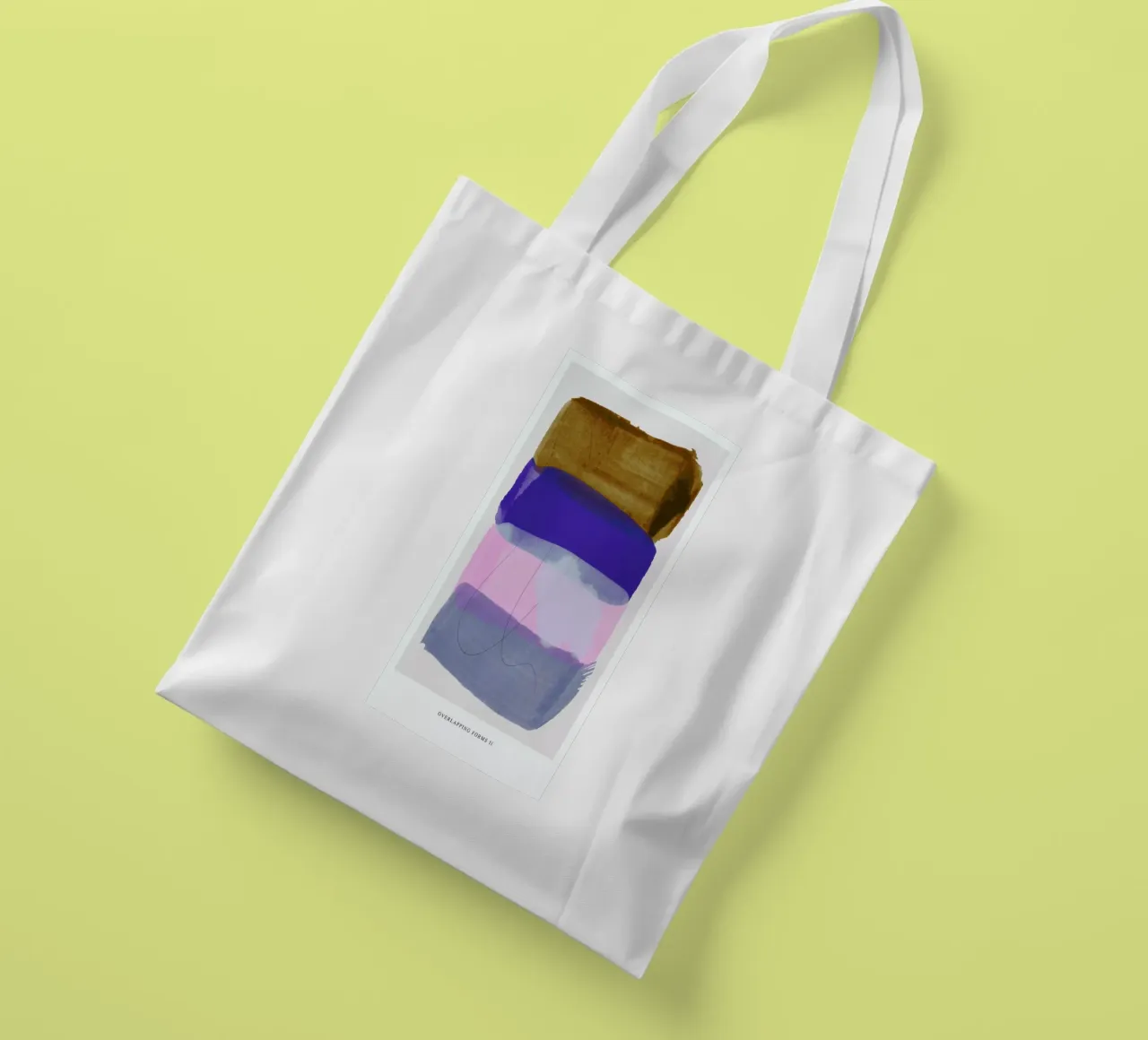 Overlapping Forms II borsa in juta da Pure