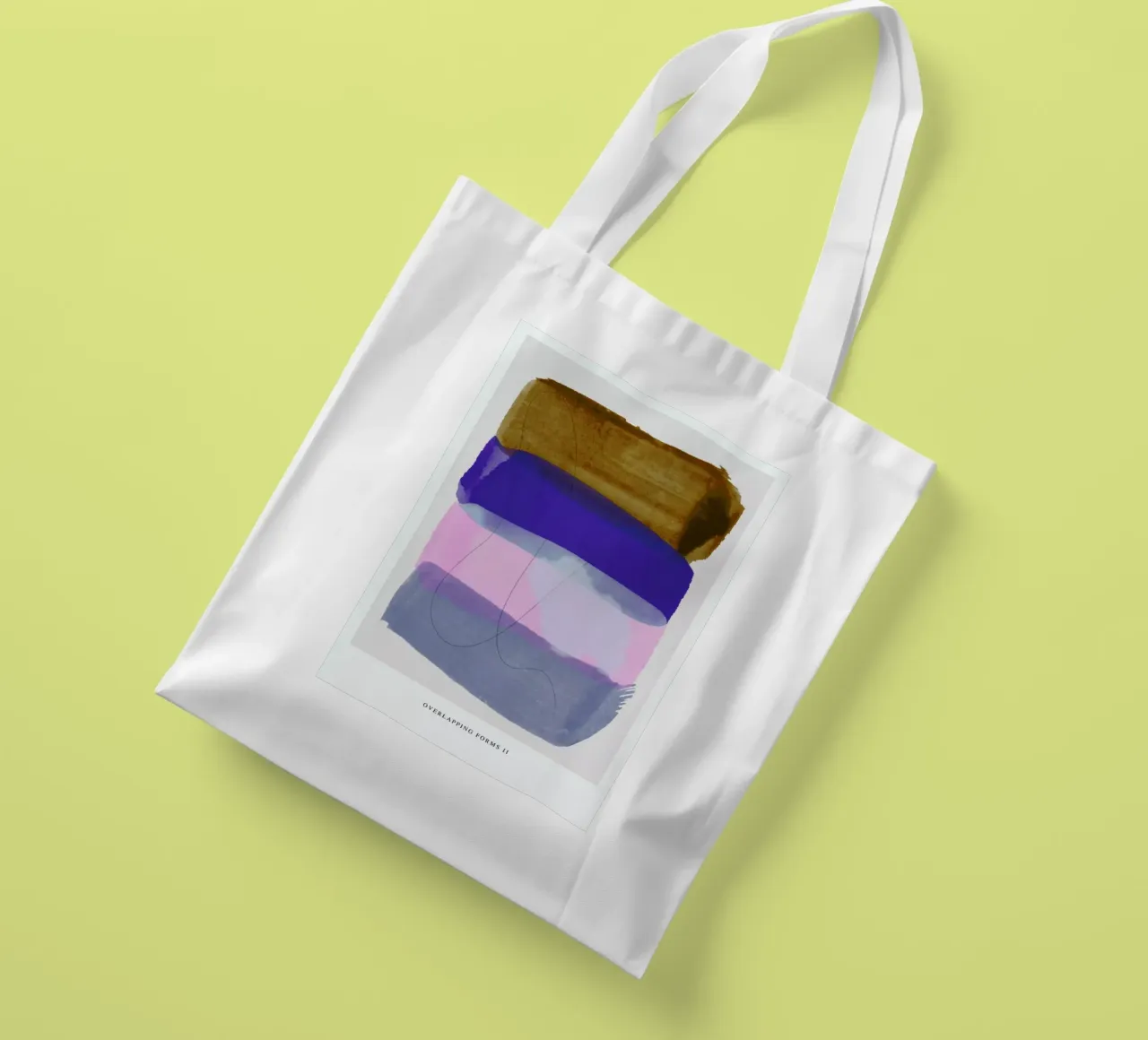 Overlapping Forms II borsa in juta da Pure