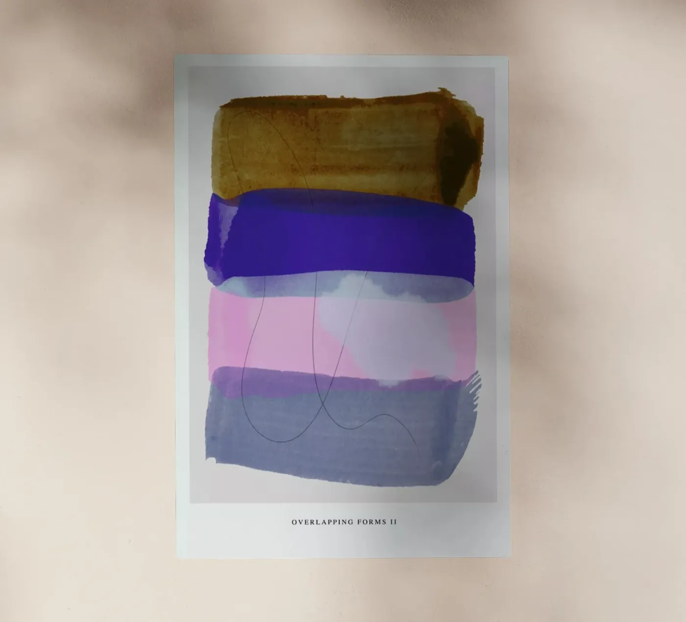 Overlapping Forms II backlit folie van Pure