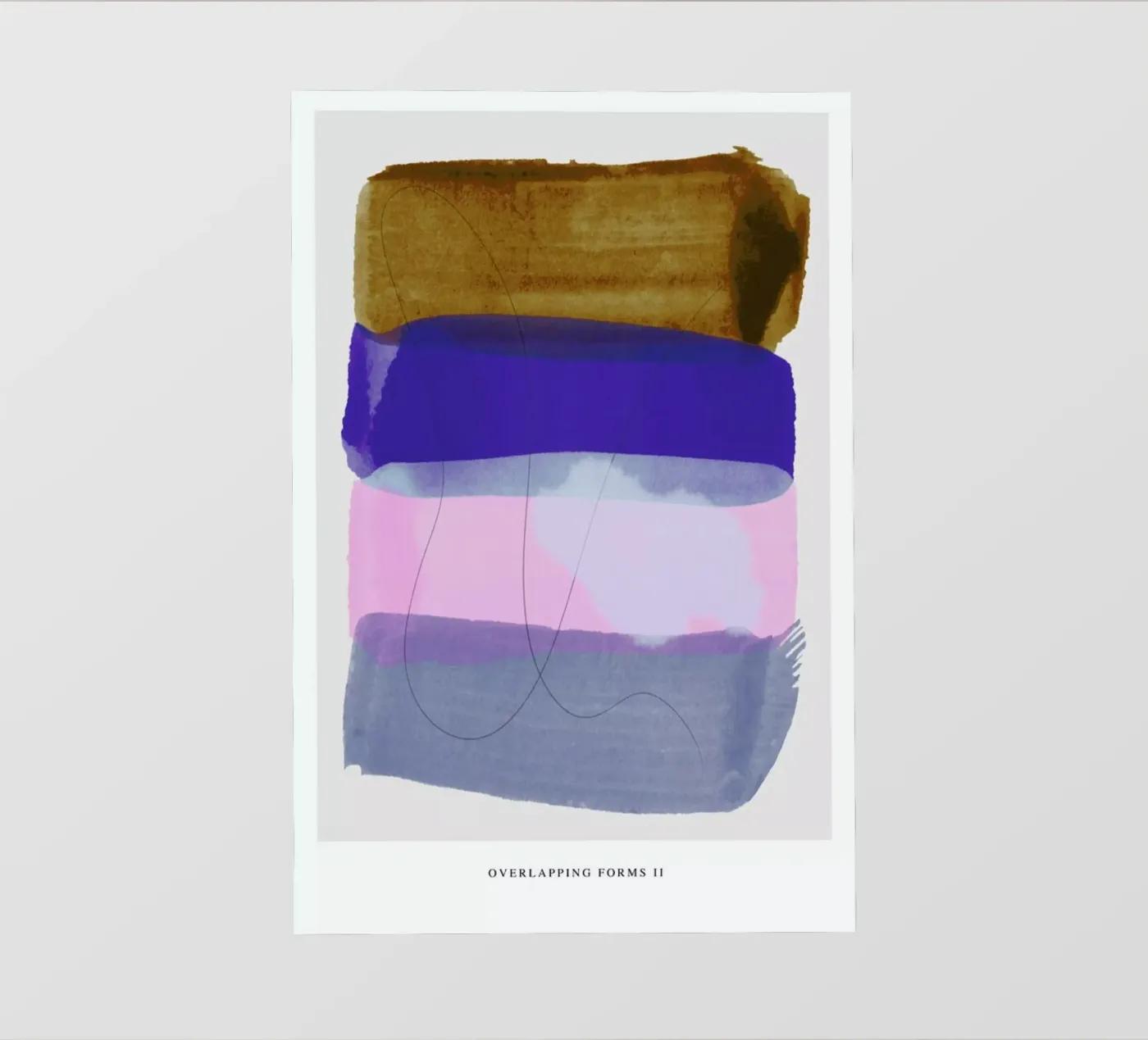 Overlapping Forms II backlit folie van Pure