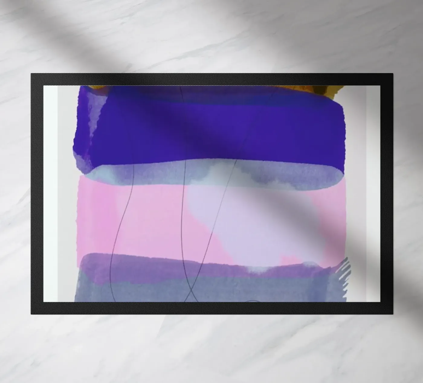 Overlapping Forms II doormat by Pure