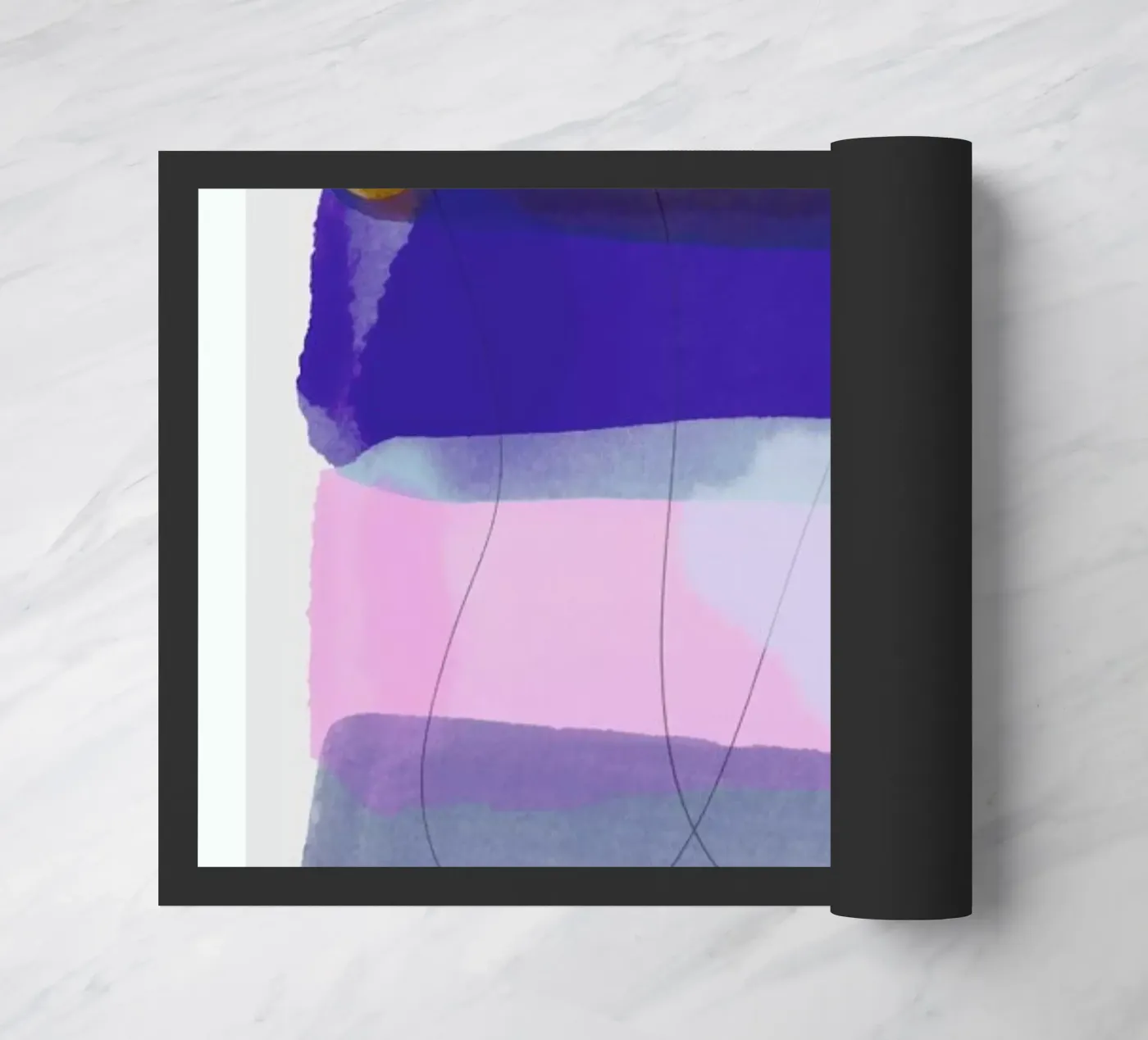 Overlapping Forms II doormat by Pure