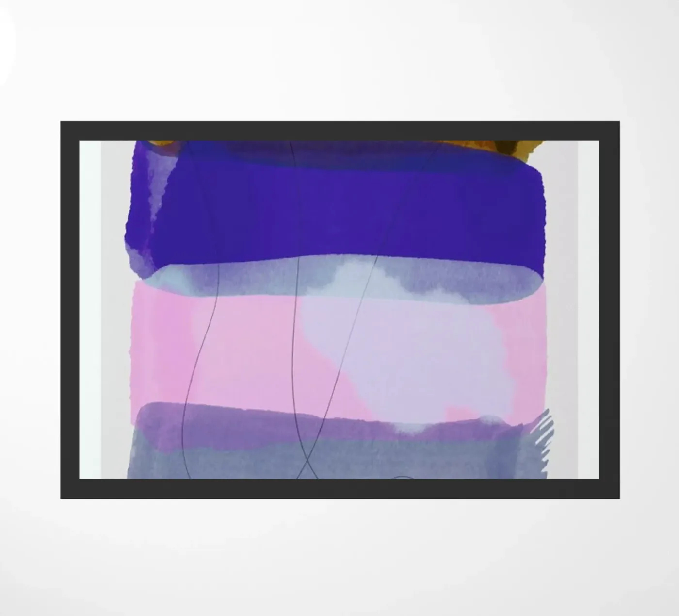 Overlapping Forms II doormat by Pure