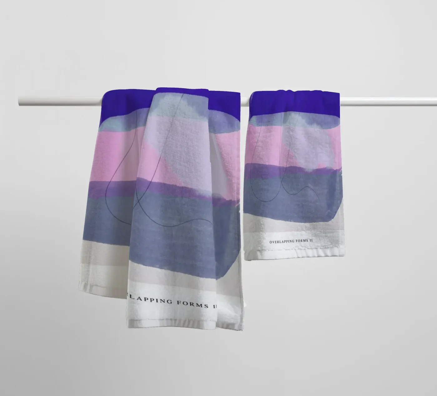 Overlapping Forms II towel by Pure