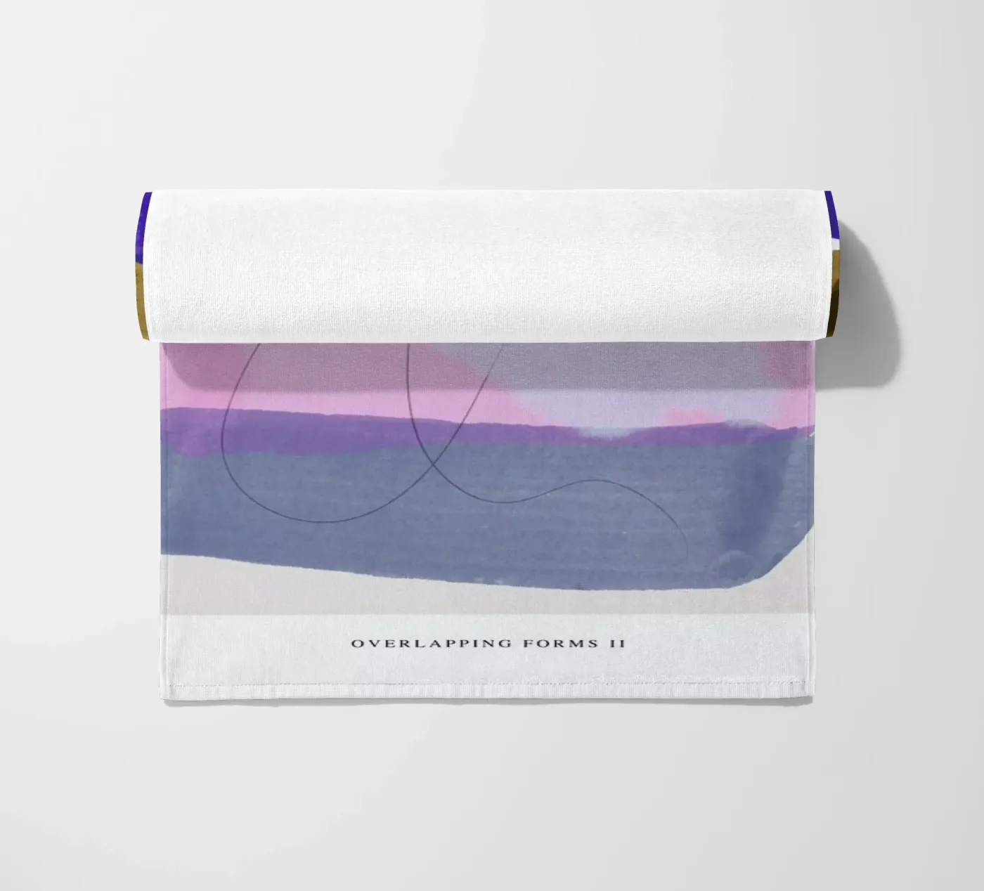 Overlapping Forms II Strandtuch von Pure
