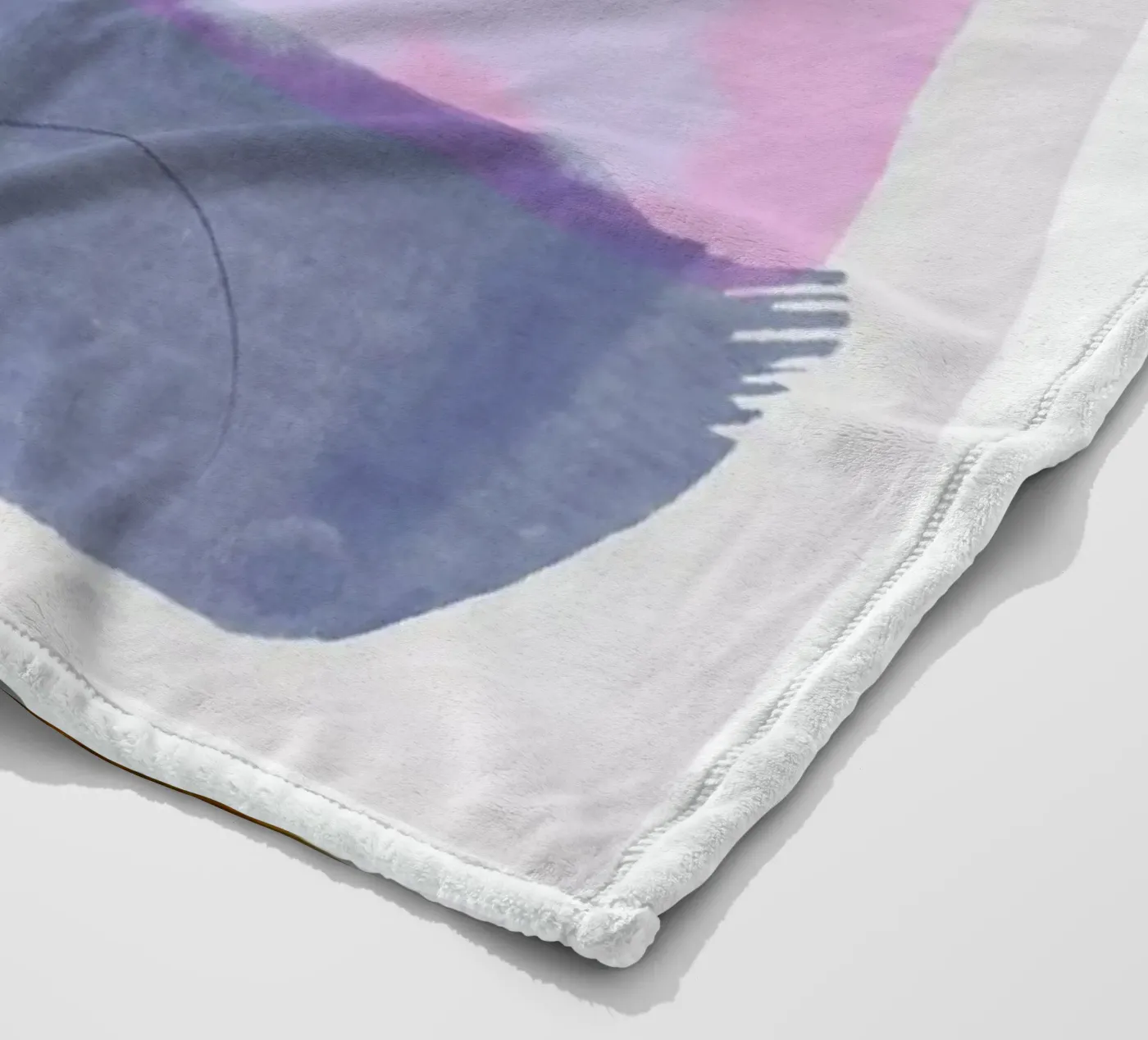 Overlapping Forms II plaid polaire de Pure