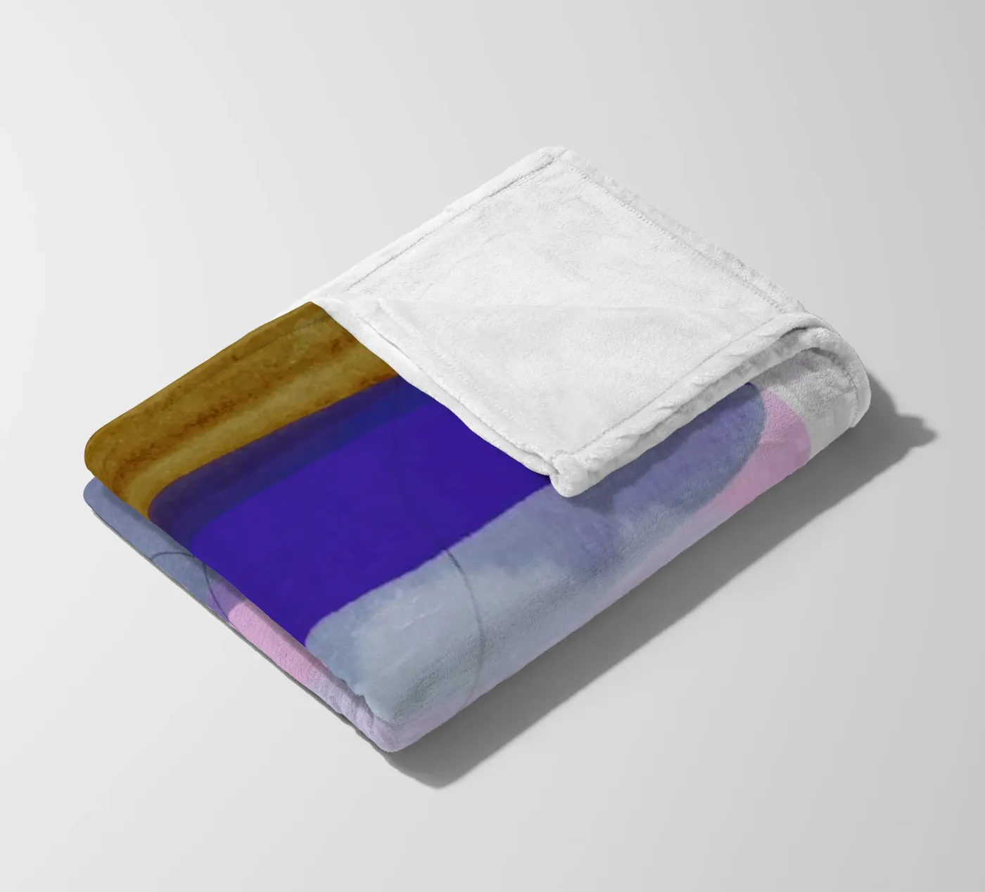 Overlapping Forms II plaid polaire de Pure