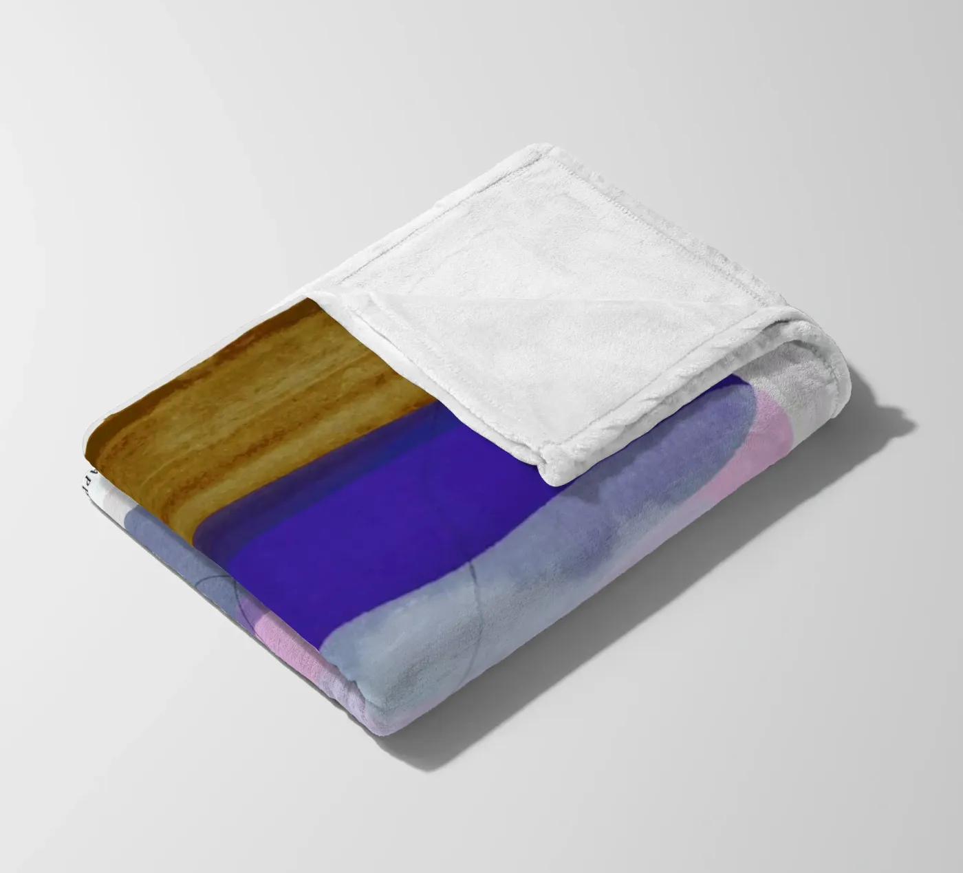 Overlapping Forms II plaid polaire de Pure