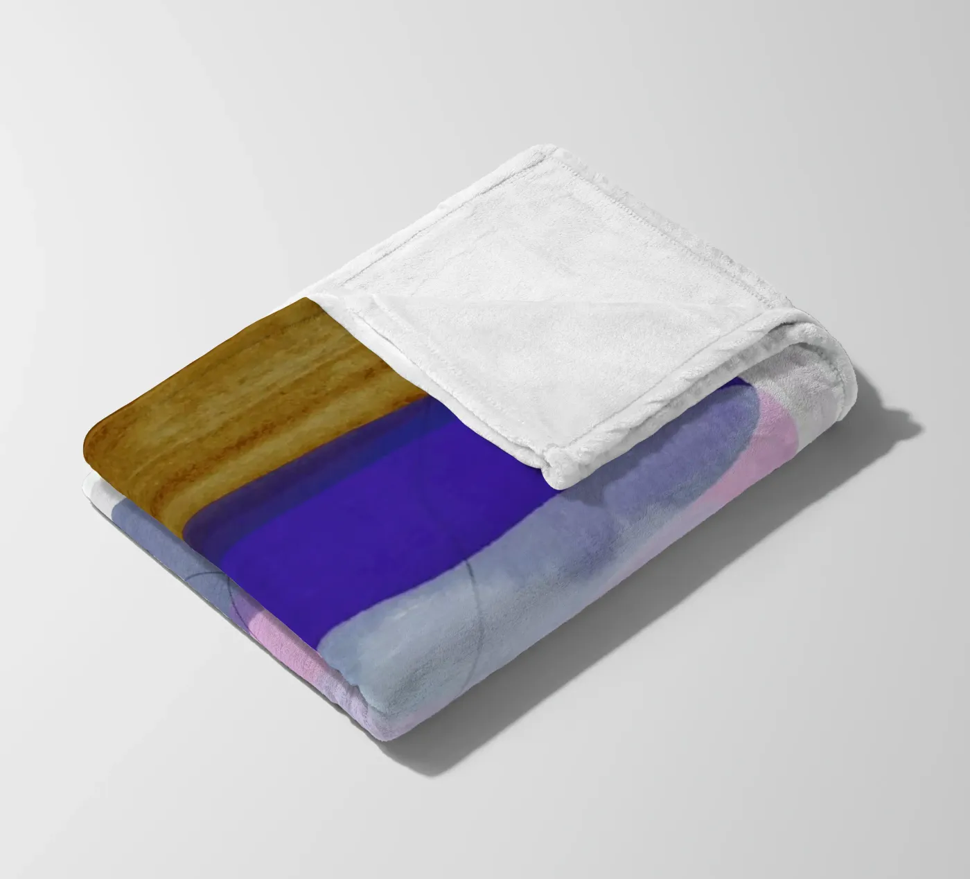 Overlapping Forms II plaid polaire de Pure