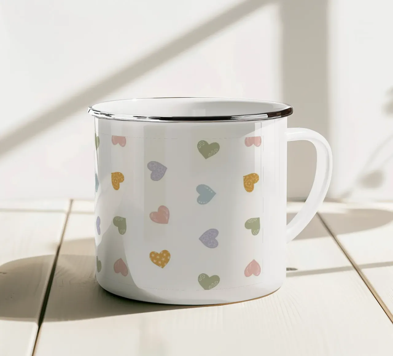 Pattern Love No 97 tazza in smalto da treechild
