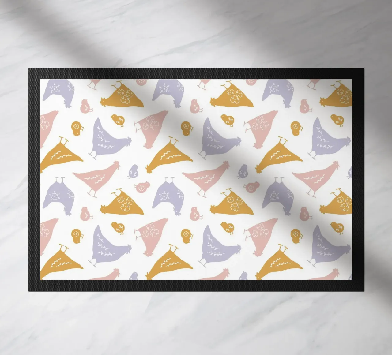 Pattern Love No 99 Fußmatte von treechild