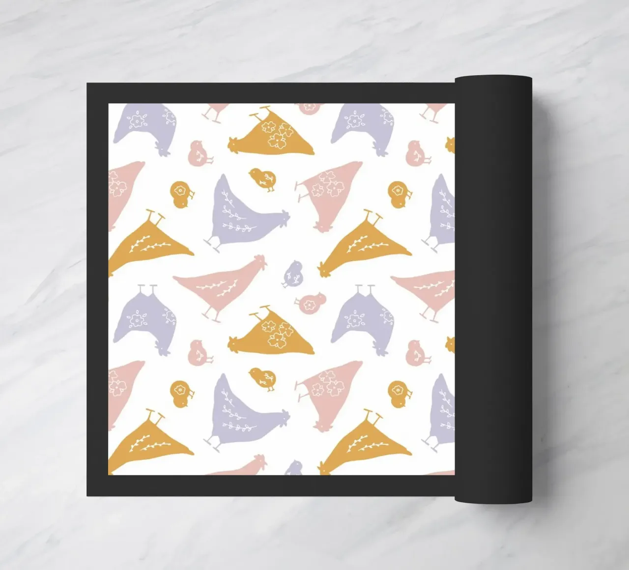 Pattern Love No 99 Fußmatte von treechild