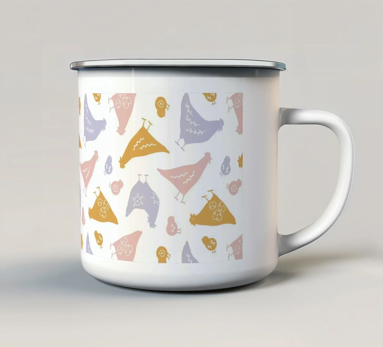 Pattern Love No 99 tazza in smalto da treechild