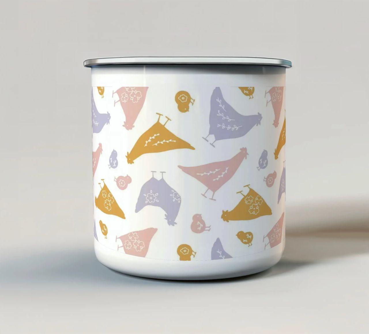 Pattern Love No 99 tazza in smalto da treechild