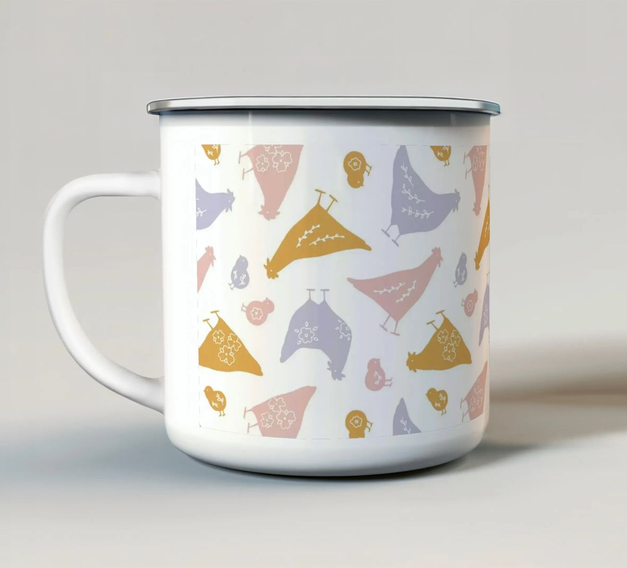 Pattern Love No 99 tazza in smalto da treechild