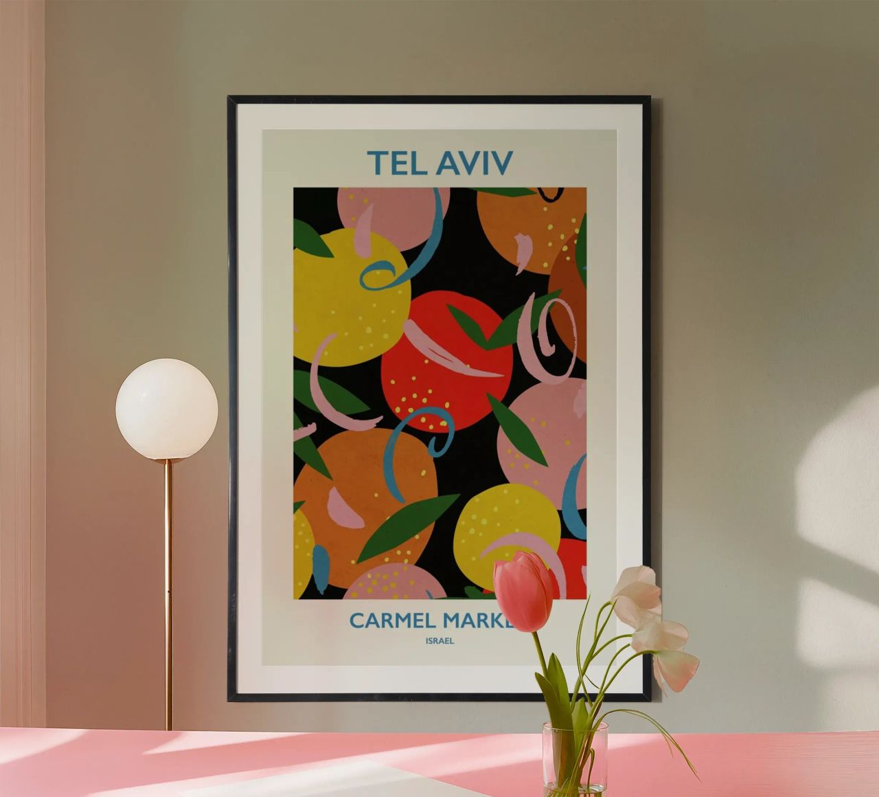 Carmel Market poster by Pure