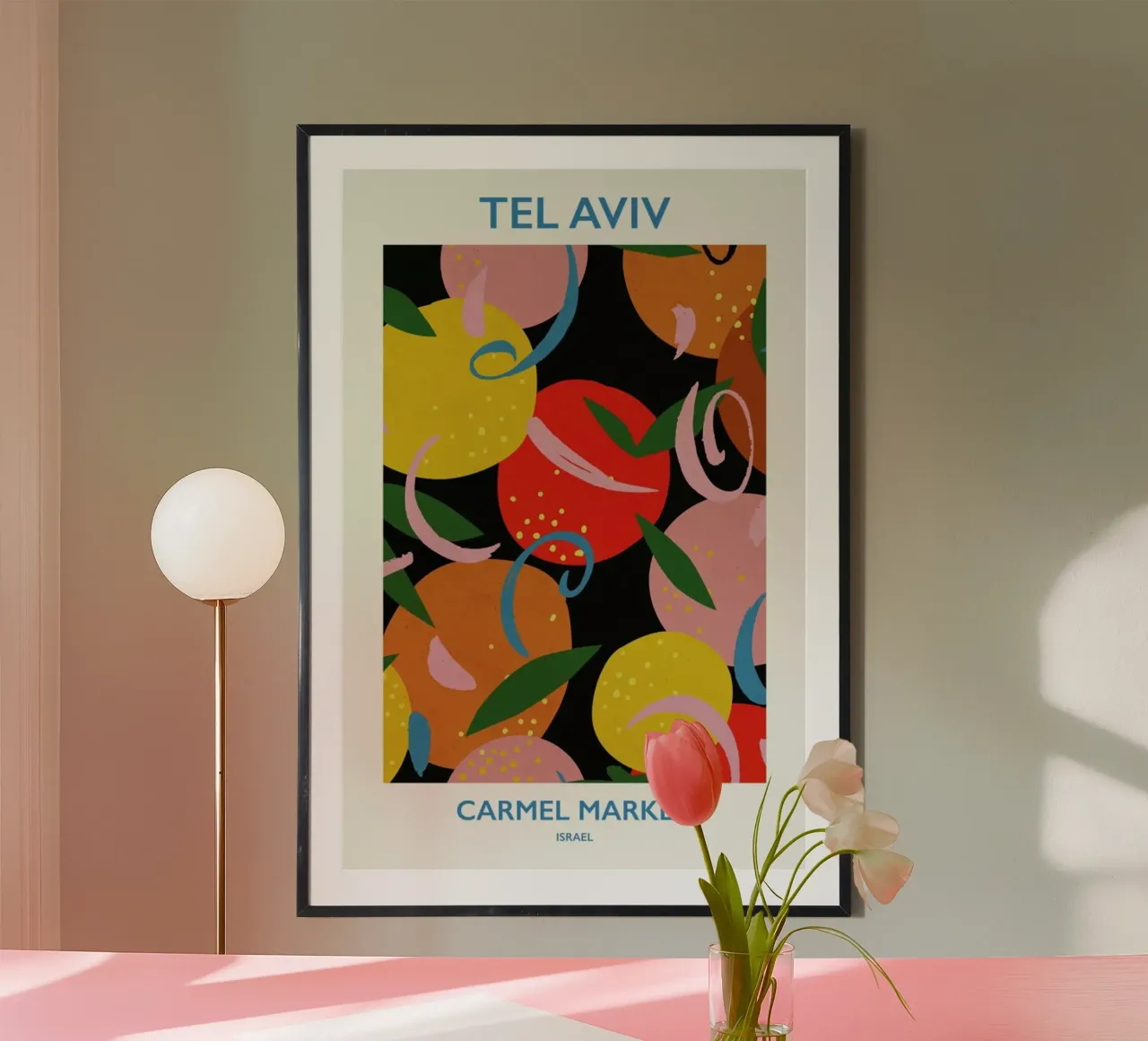 Carmel Market poster by Pure