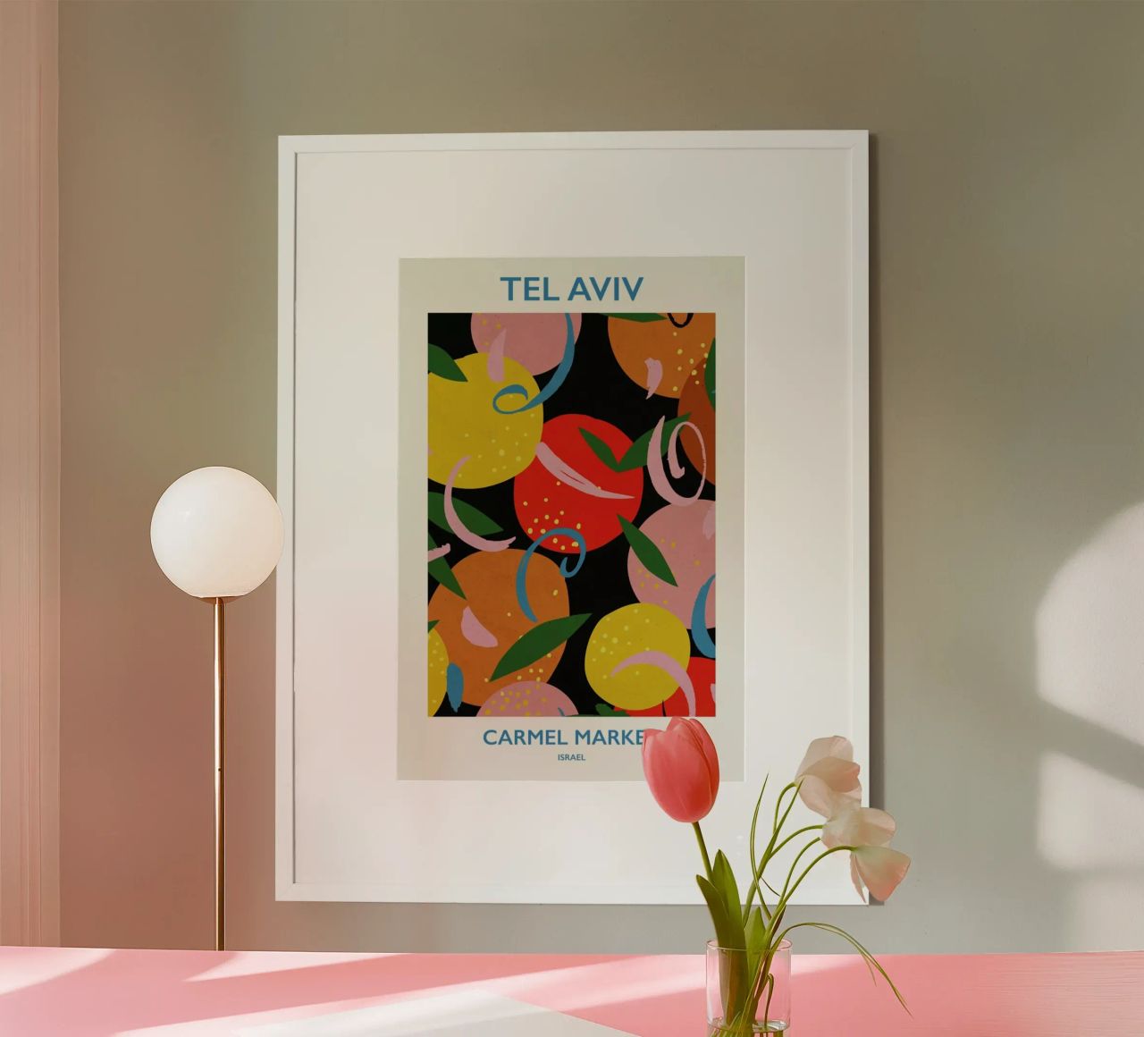 Carmel Market poster by Pure
