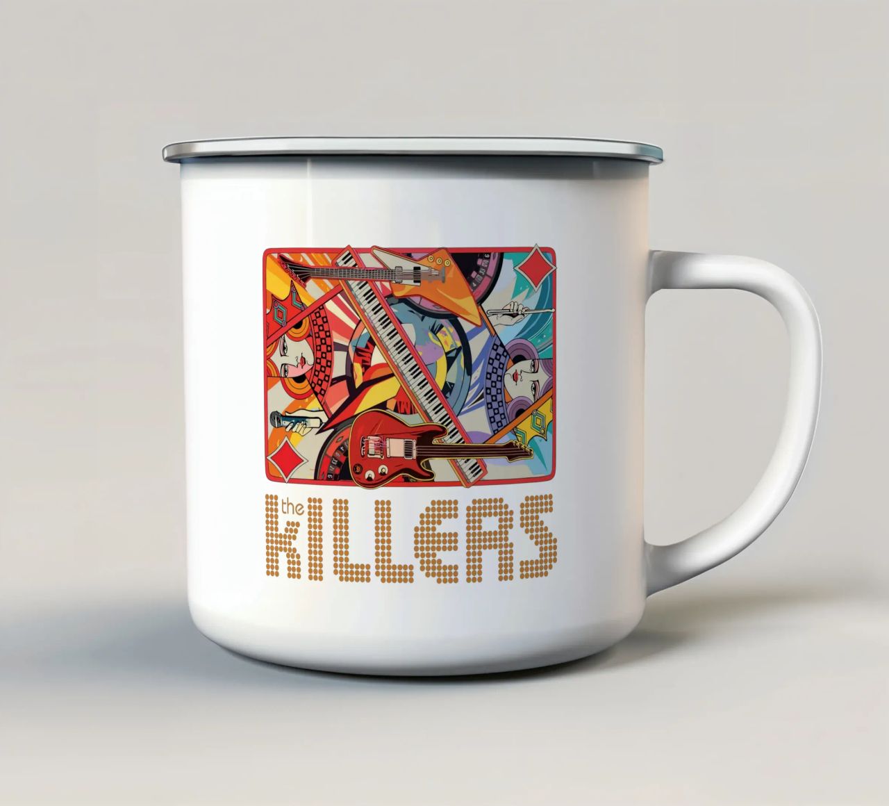The Killers Rebel Diamonds V3 tazza in smalto da callmegreciaa