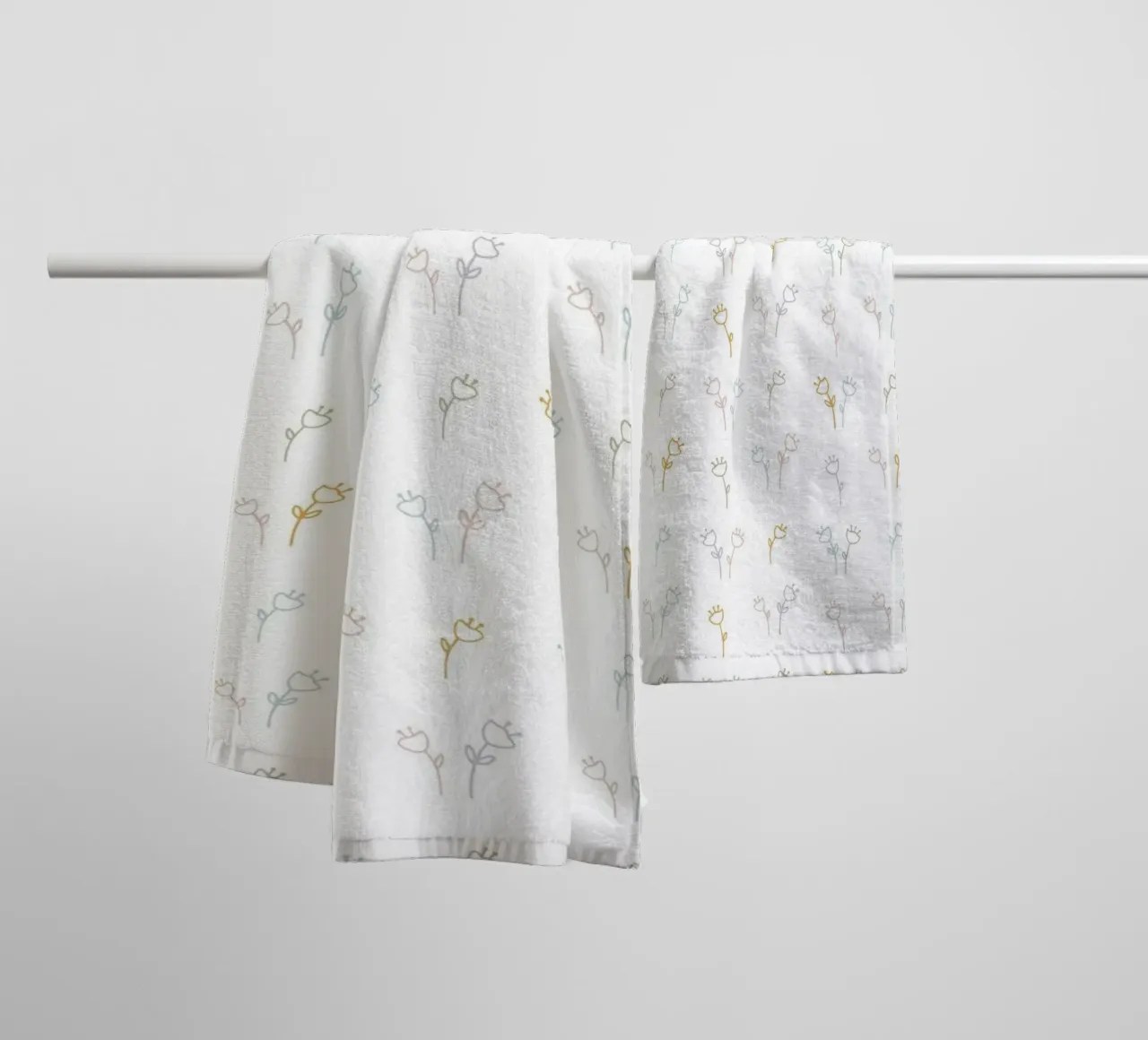 Pattern Love No 108 asciugamano da bagno da treechild