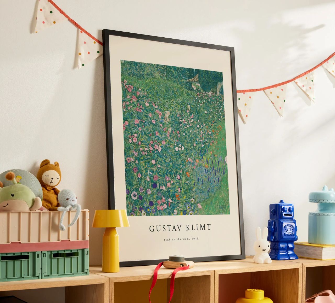 Gustav Klimt - Italienischer Garten Poster von betty hamilton