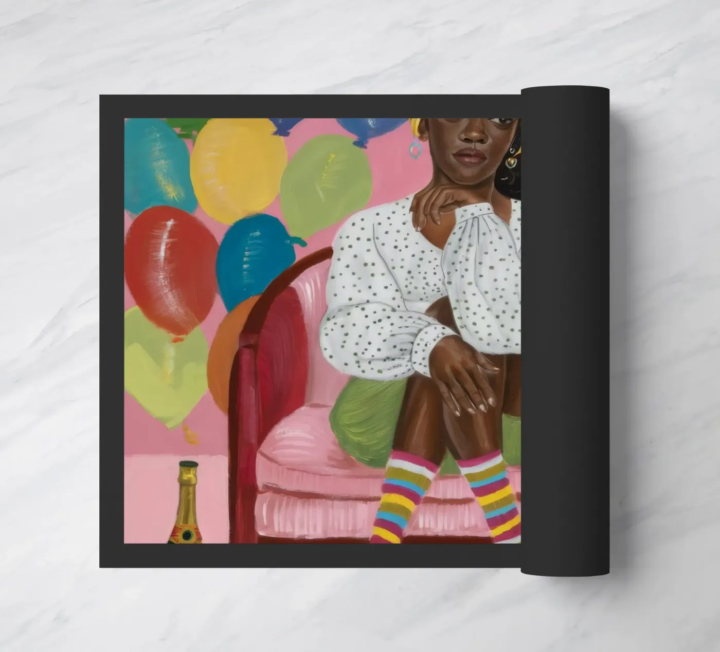 Réflexion festive paillasson de Ebony Carpenter