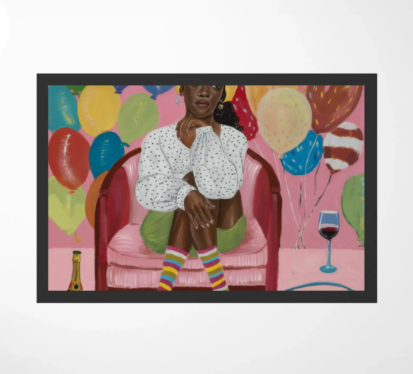 Réflexion festive paillasson de Ebony Carpenter