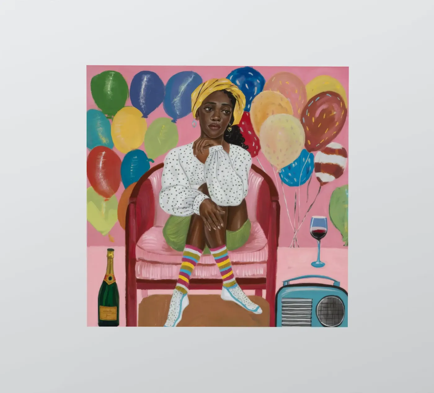 Festive Reflection sticker by Ebony Carpenter