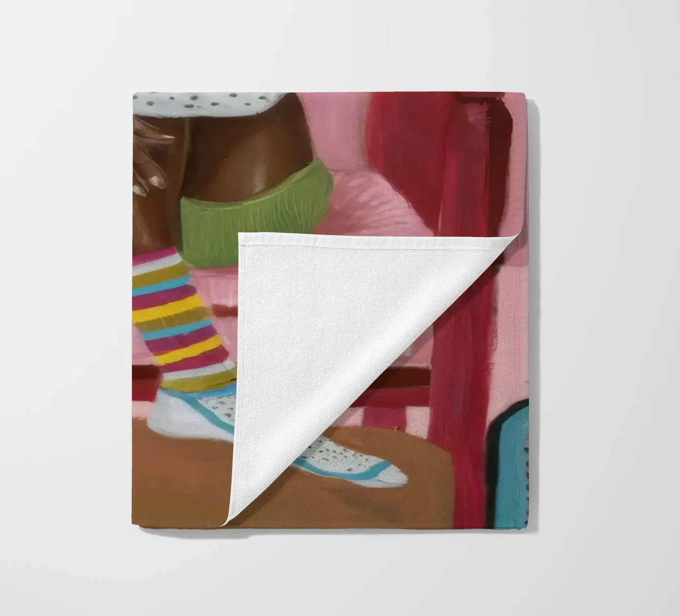 Réflexion festive serviette de plage de Ebony Carpenter