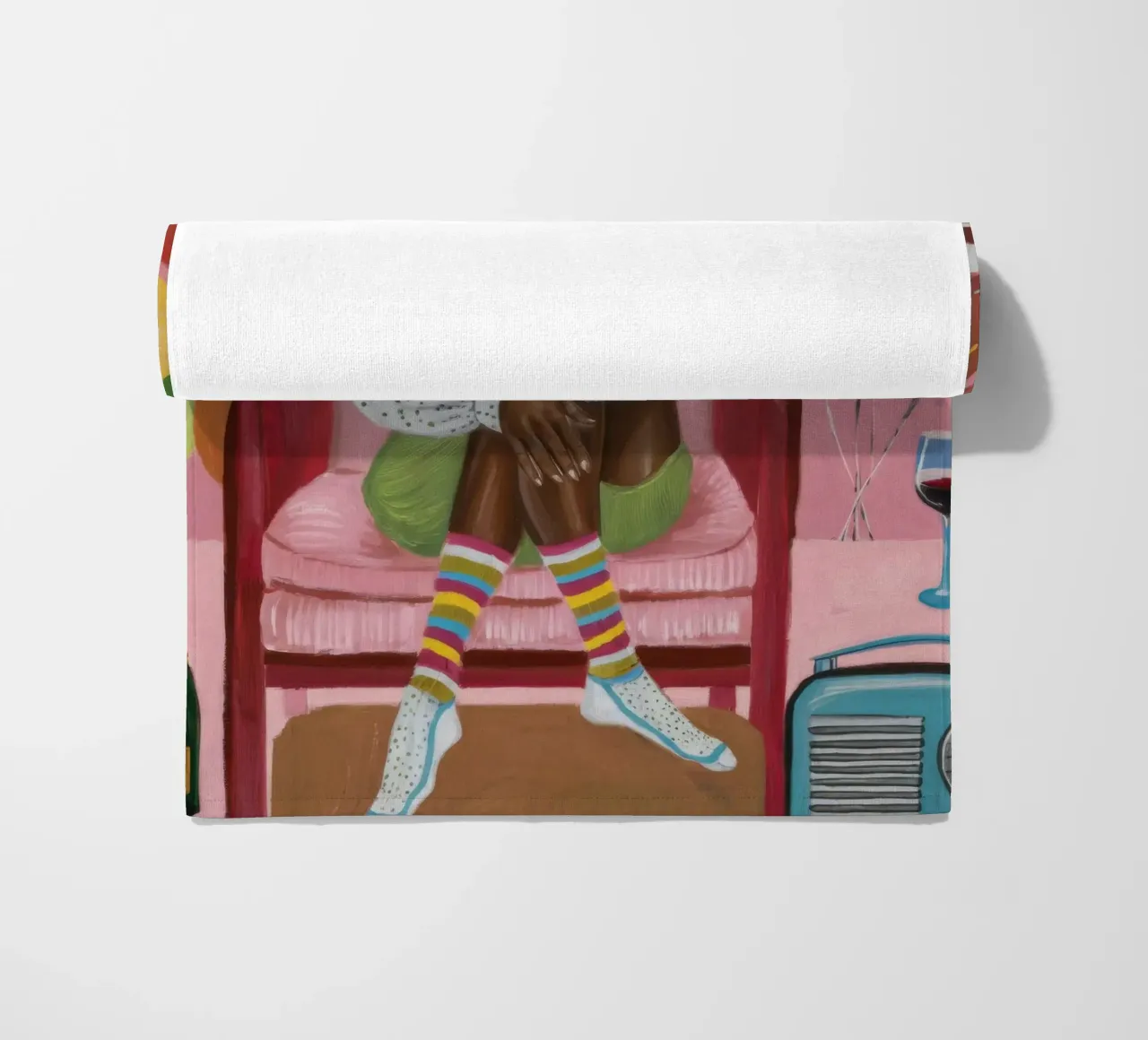 Riflessione sulle festività telo mare da Ebony Carpenter