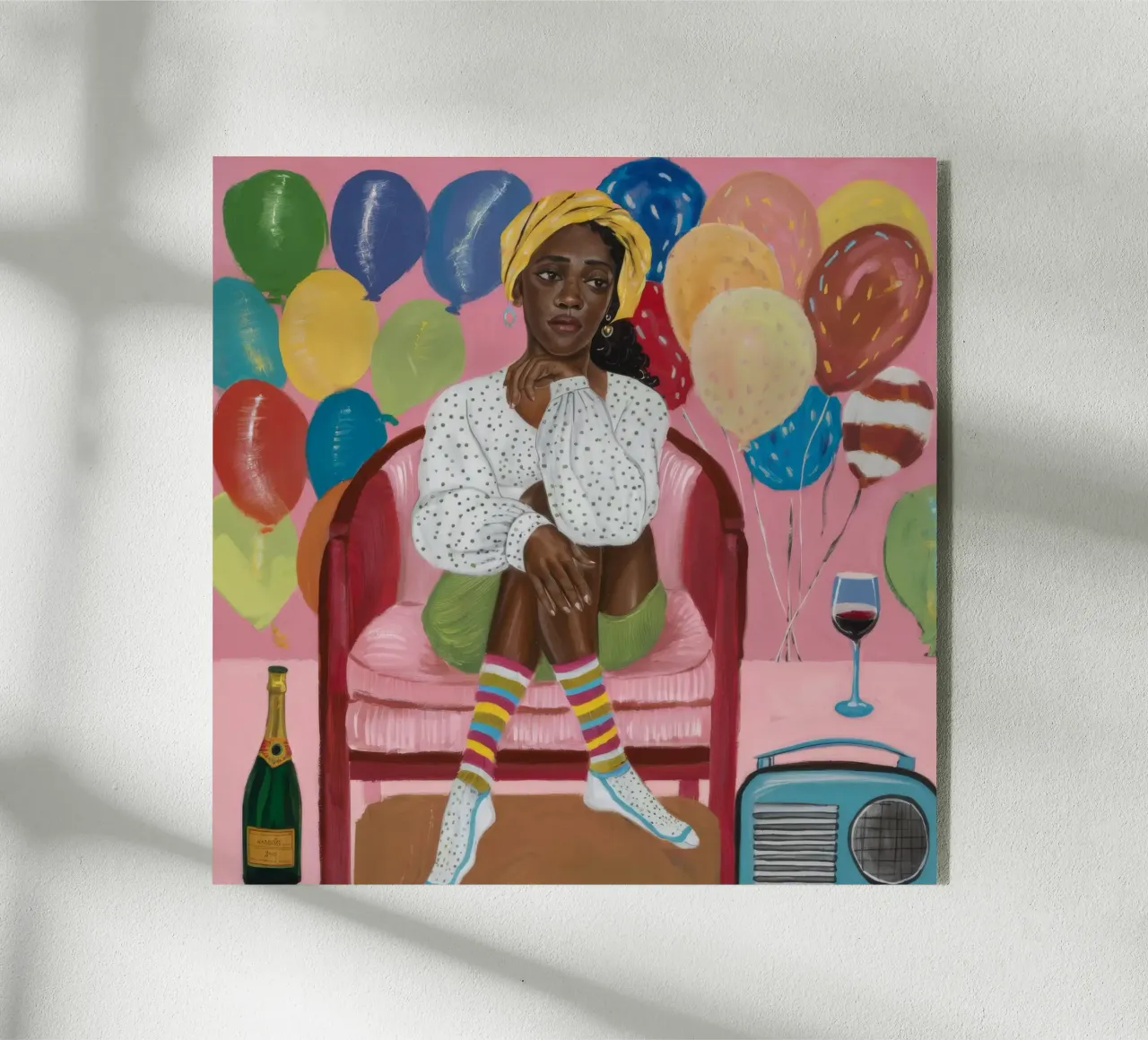 Festive Reflection plexiglass da Ebony Carpenter