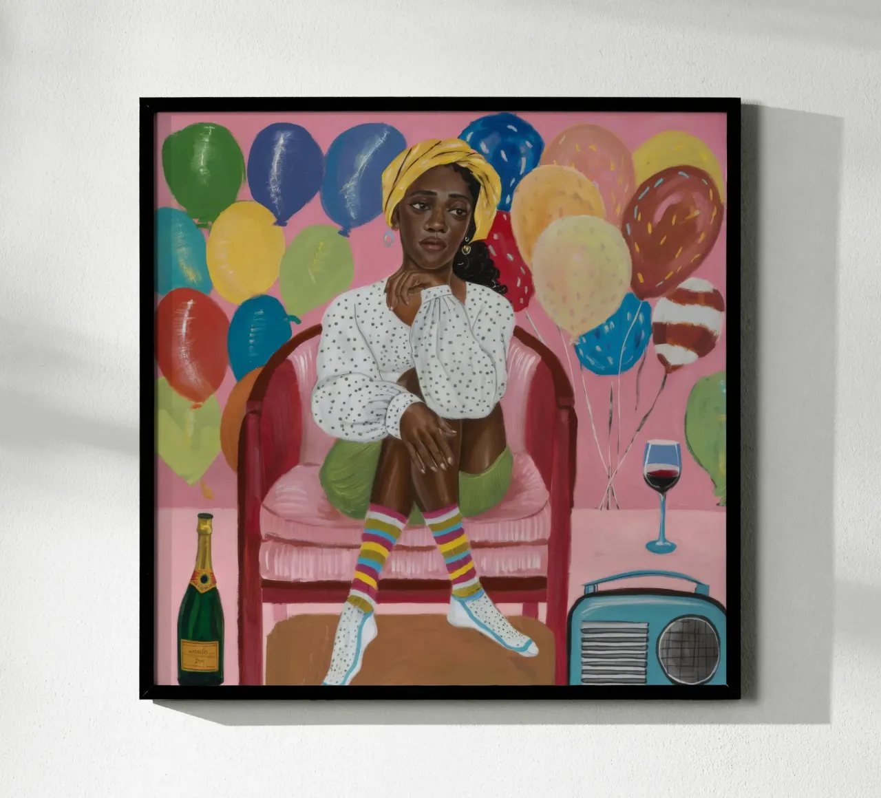 Festive Reflection poster by Ebony Carpenter