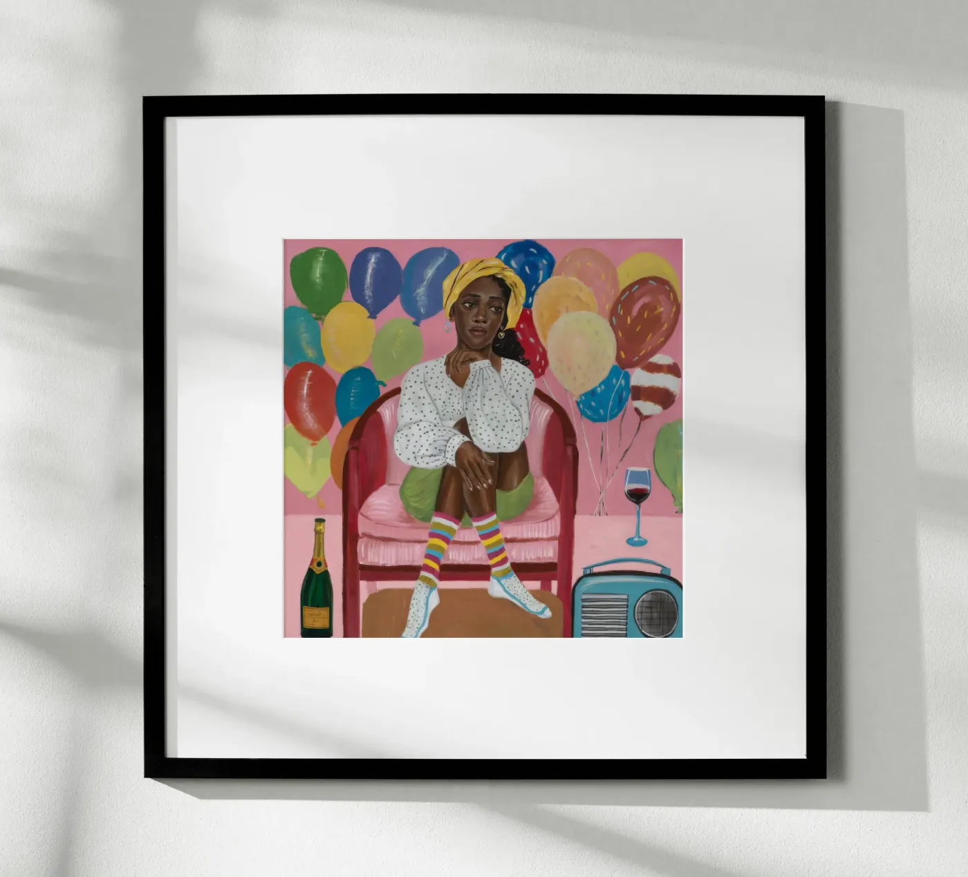 Festive Reflection Poster von Ebony Carpenter