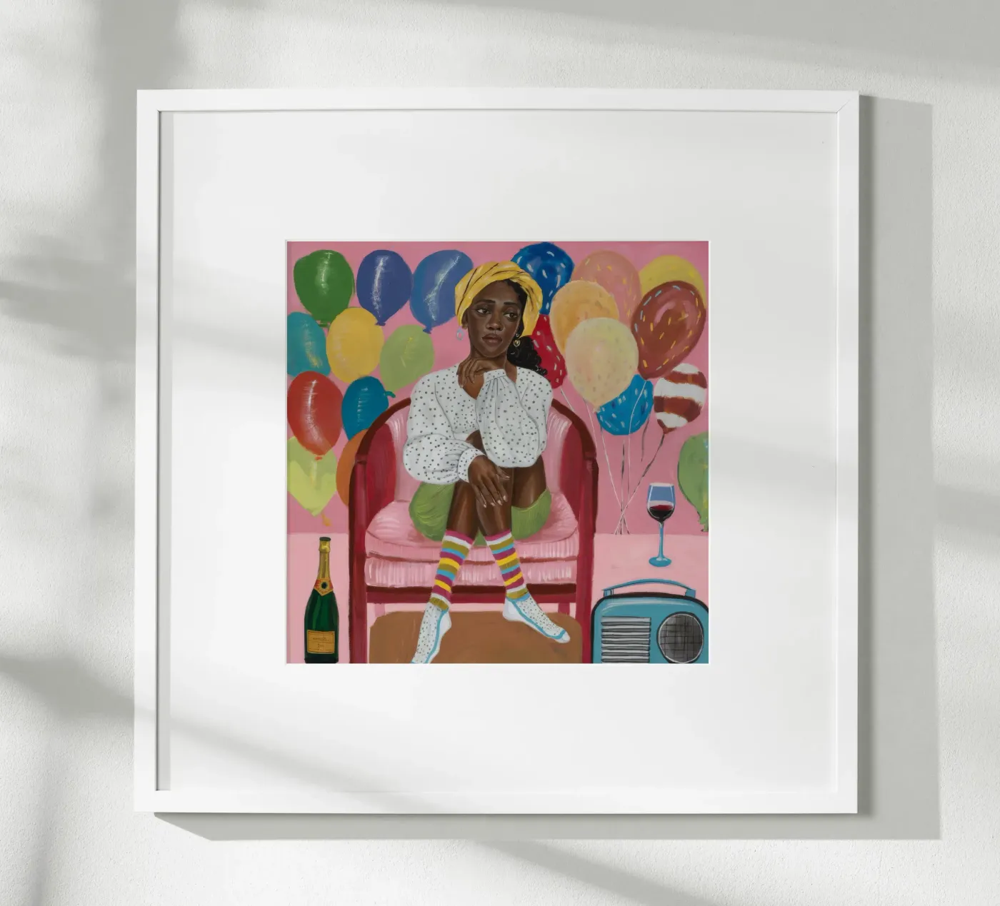 Festive Reflection Poster von Ebony Carpenter