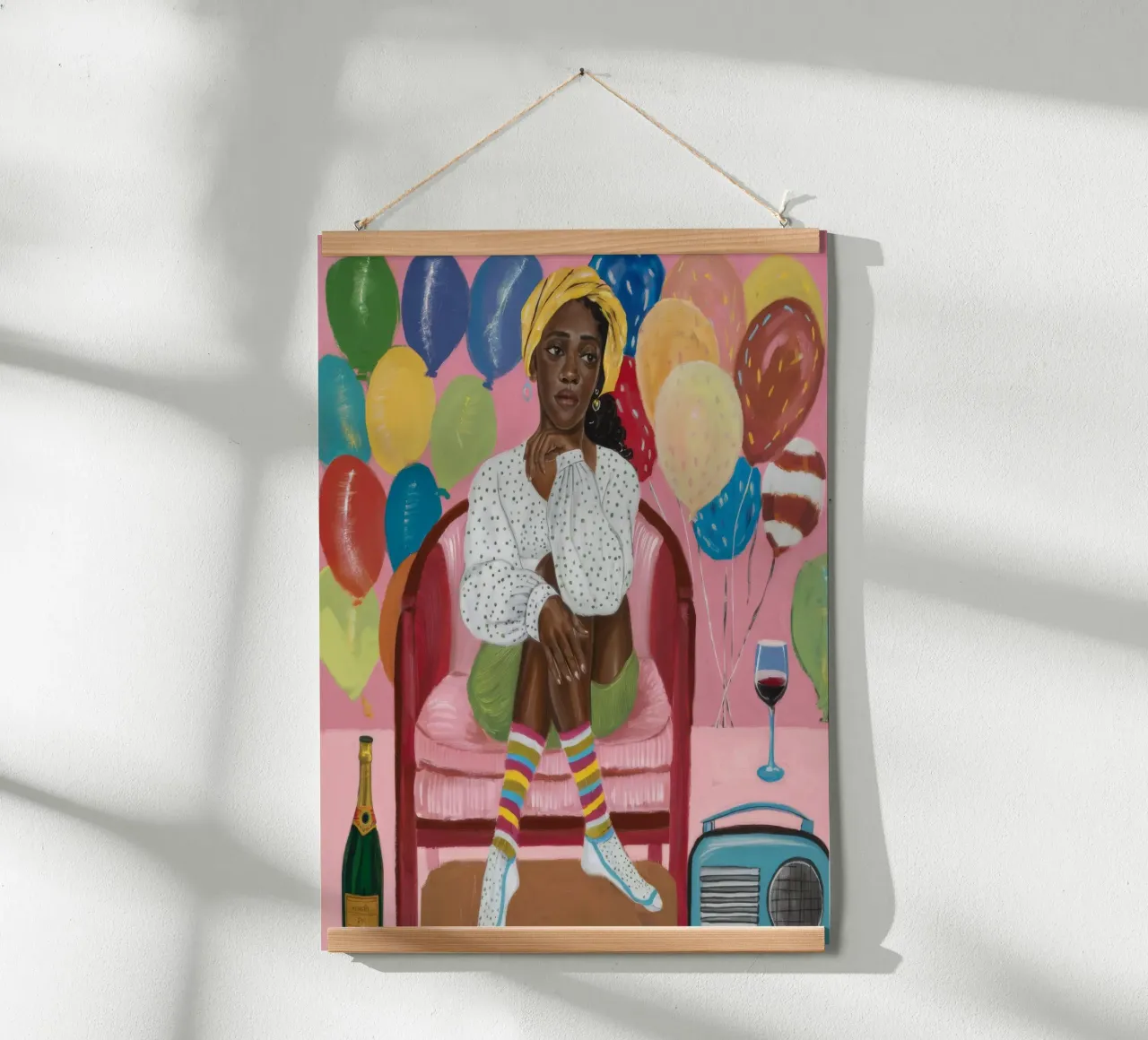 Festive Reflection poster by Ebony Carpenter