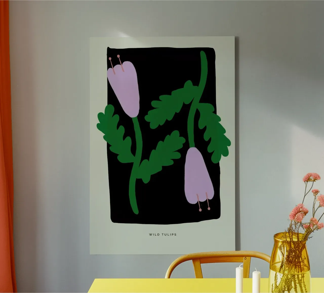 Wild Tulips II canvas by Studio One