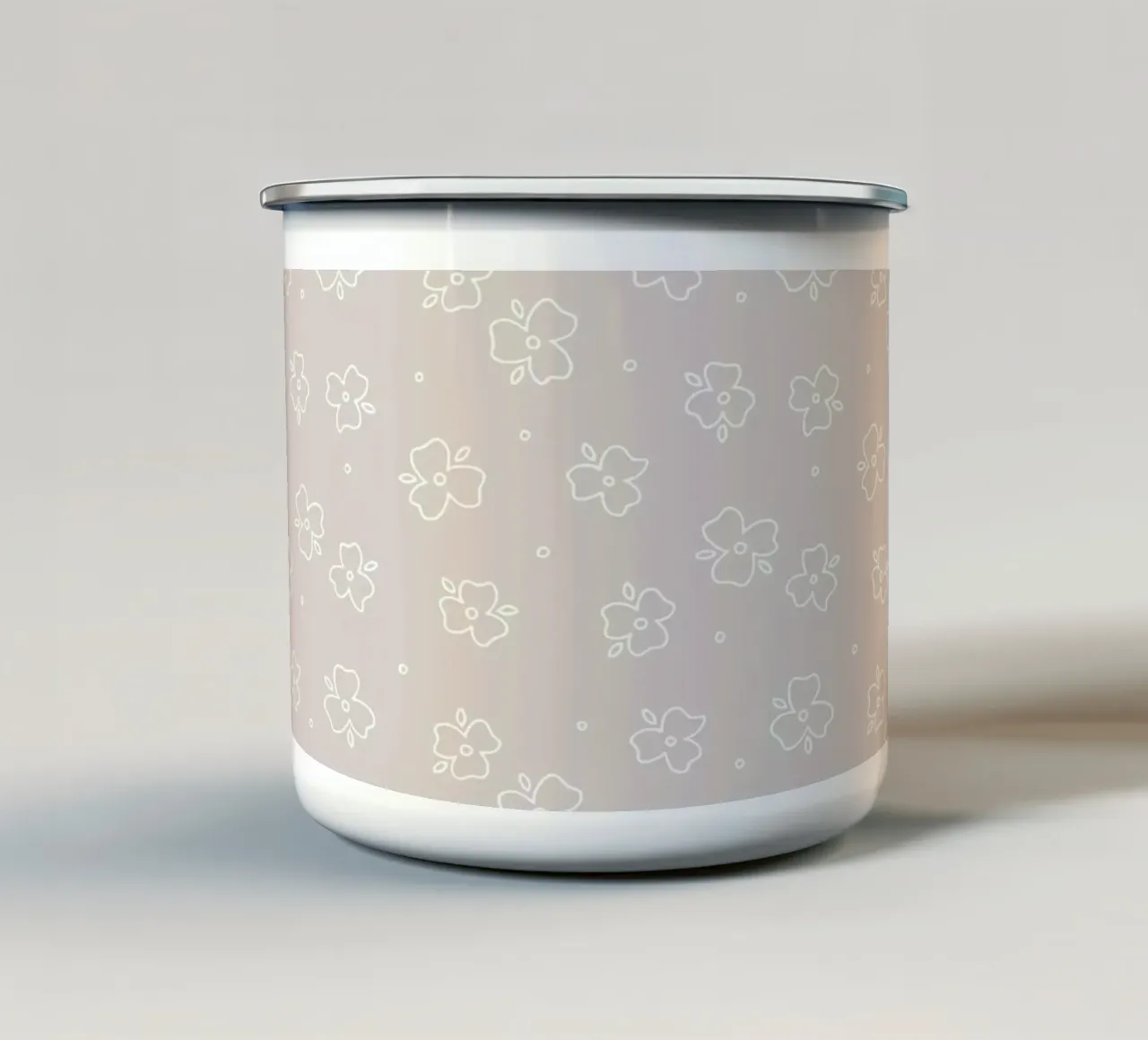 Pattern Love No 111 tazza in smalto da treechild