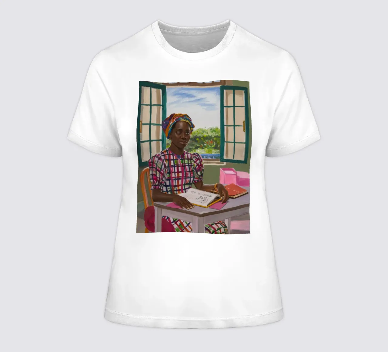 Nachdenkliche Schöpfung Frauen T-Shirt von Ebony Carpenter
