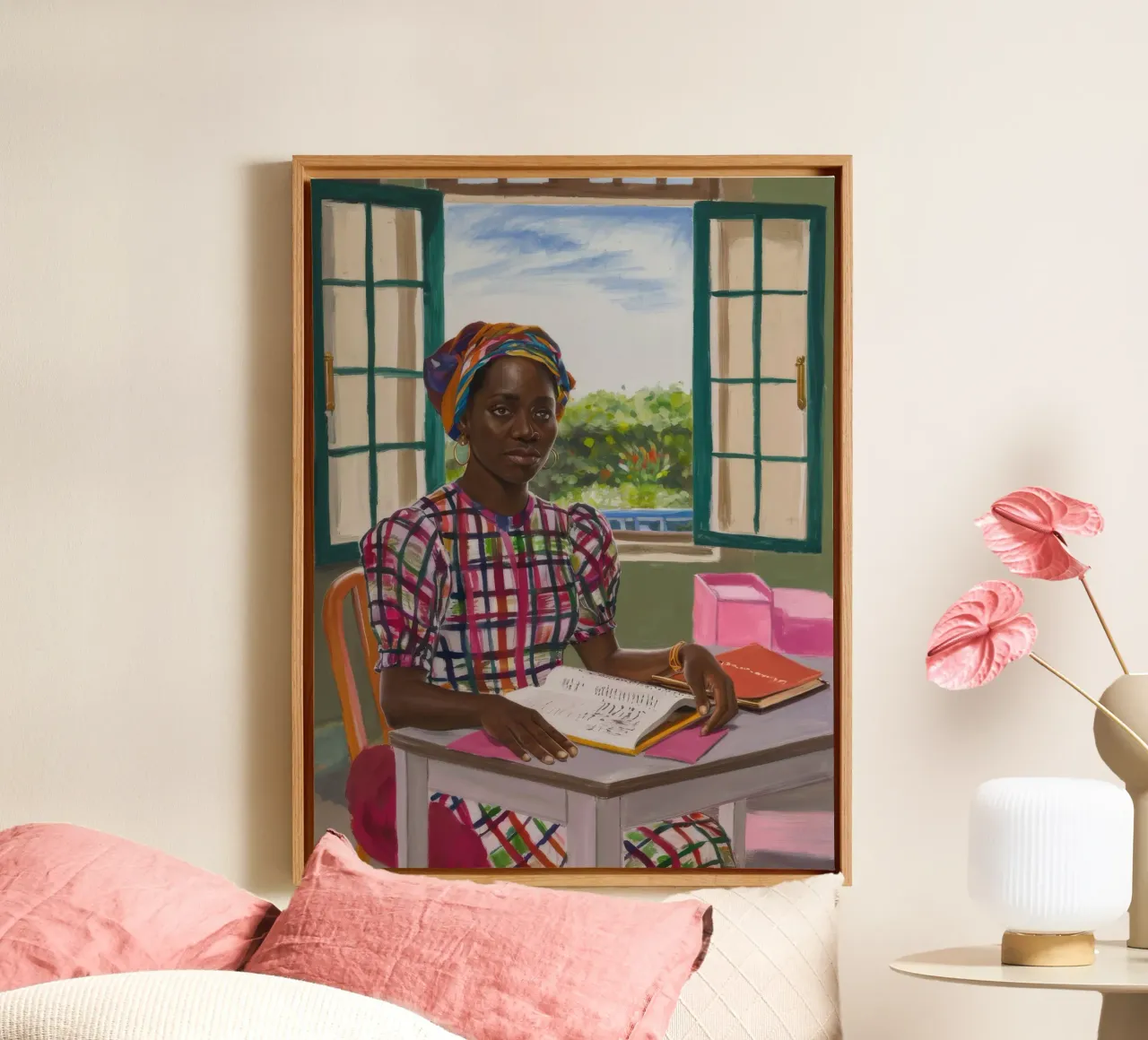 Thoughtful Creation canvas by Ebony Carpenter