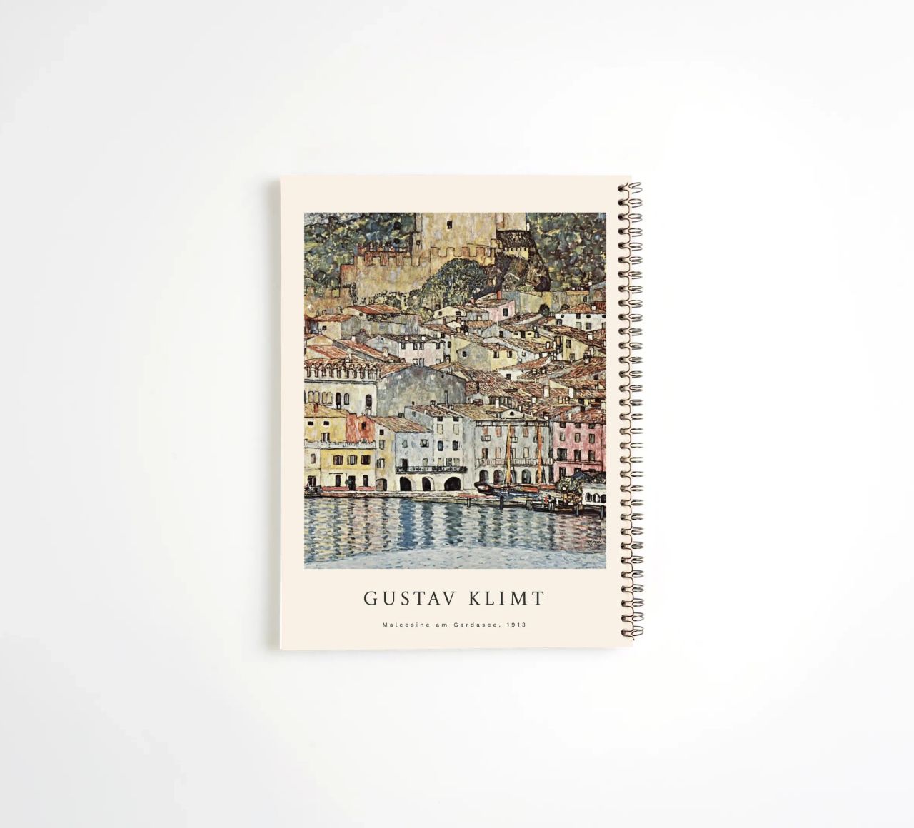 Gustav Klimt - Malcesine am Gardasee Ringbuch von betty hamilton