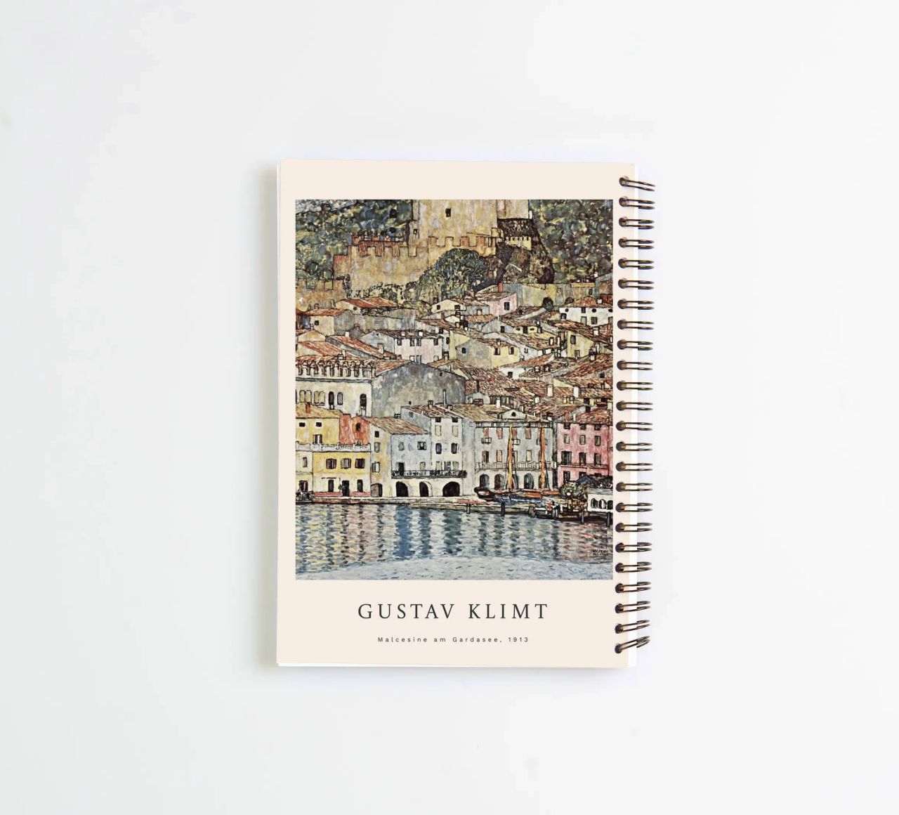 Gustav Klimt - Malcesine am Gardasee Ringbuch von betty hamilton