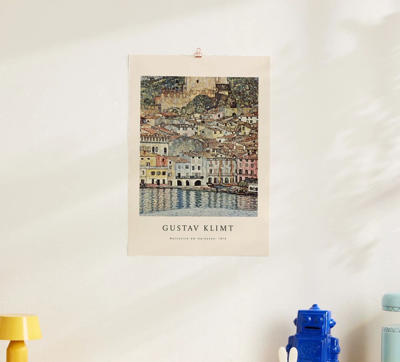 Gustav Klimt - Malcesine am Gardasee Poster von betty hamilton